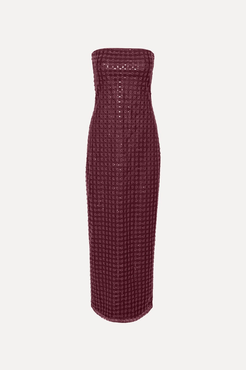 Dress Beaded Maxi Tube