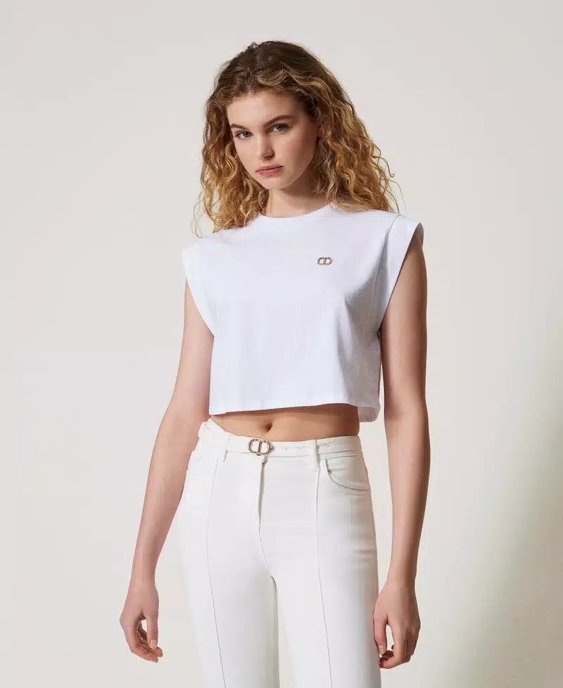 Top Short Bianco