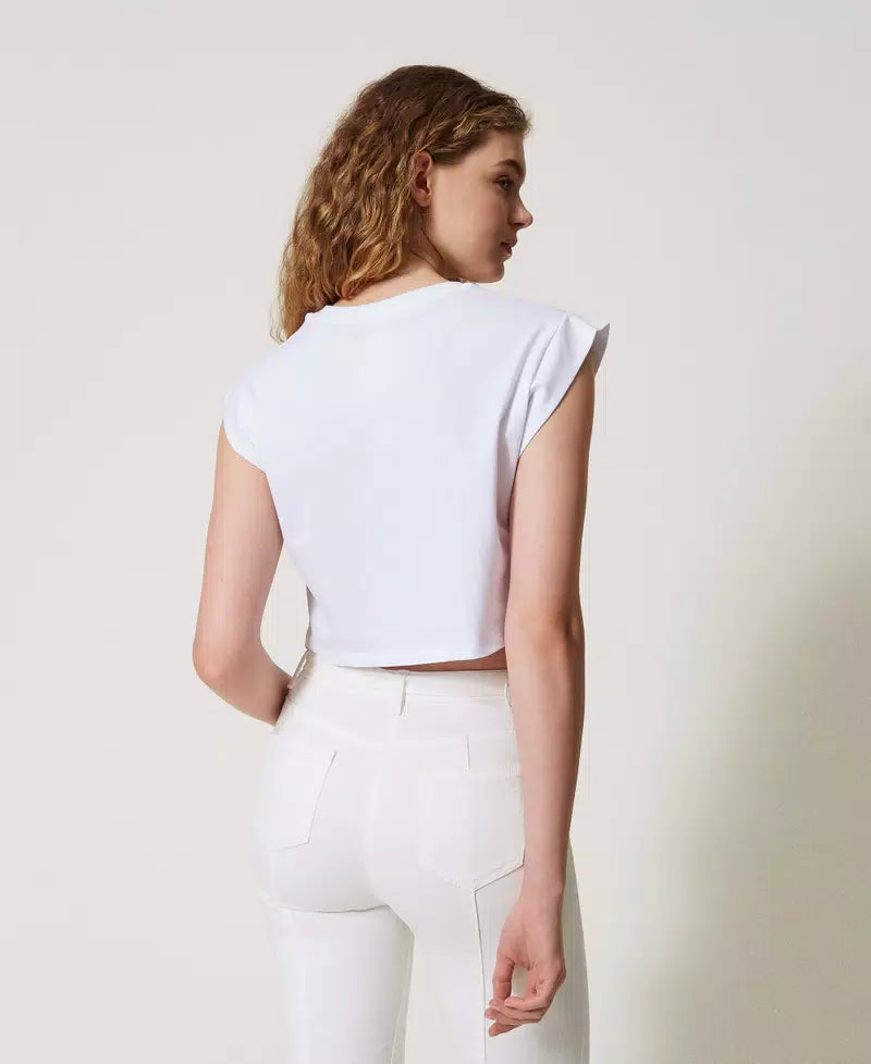 Top Short Bianco