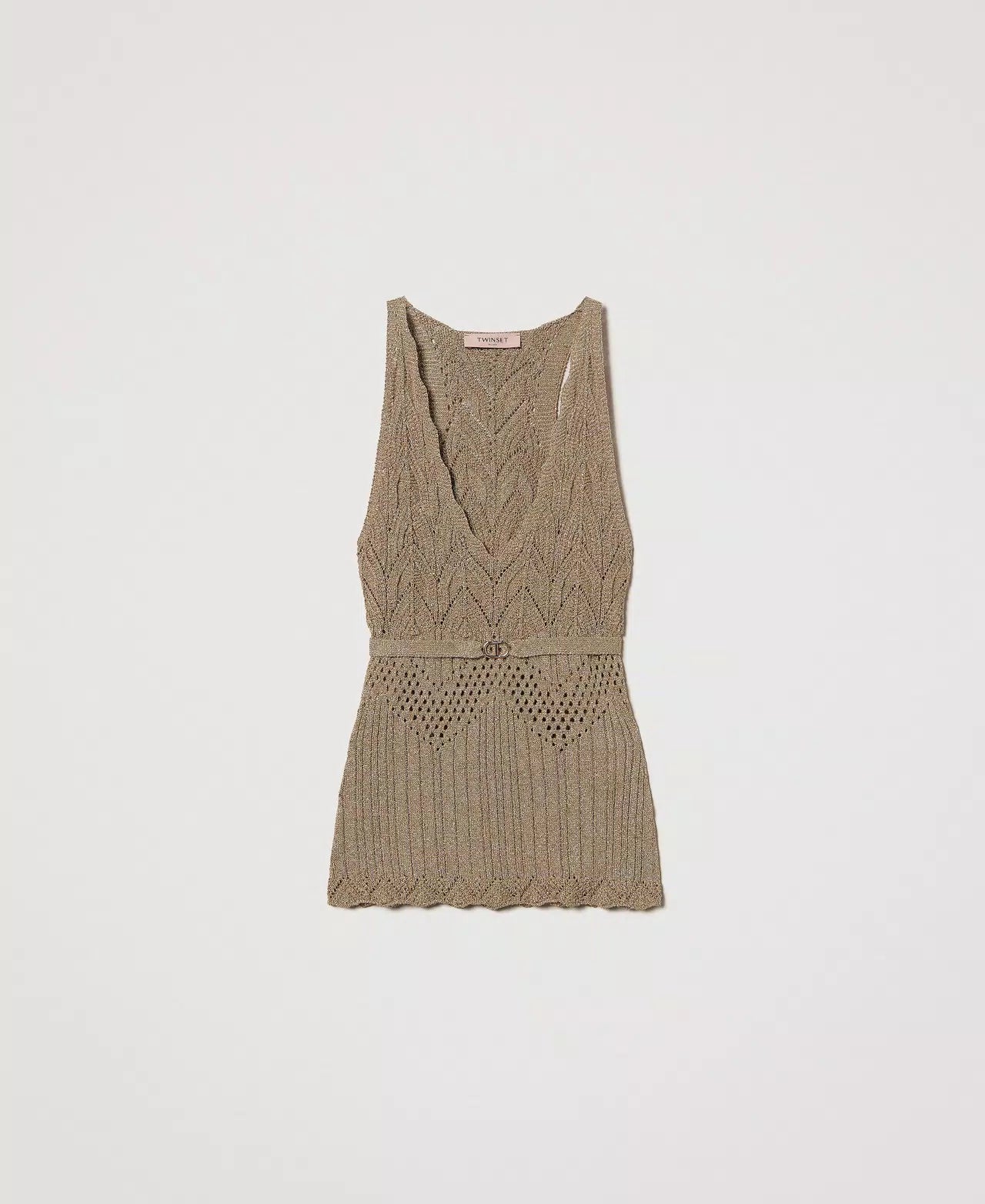 Golden Top Knitted