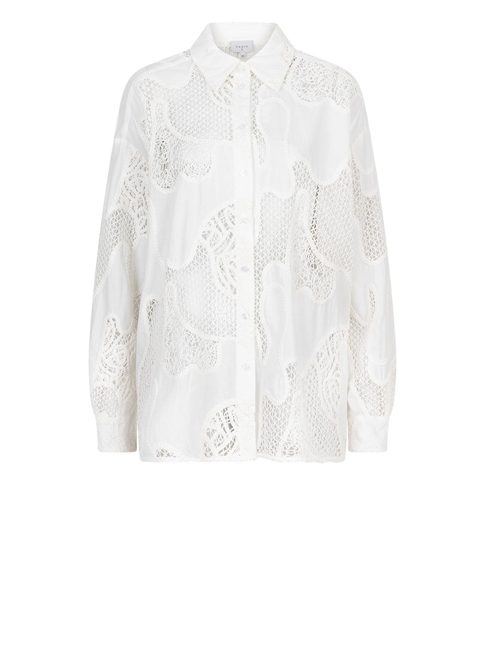 Top Eleanor Embroided Milk White