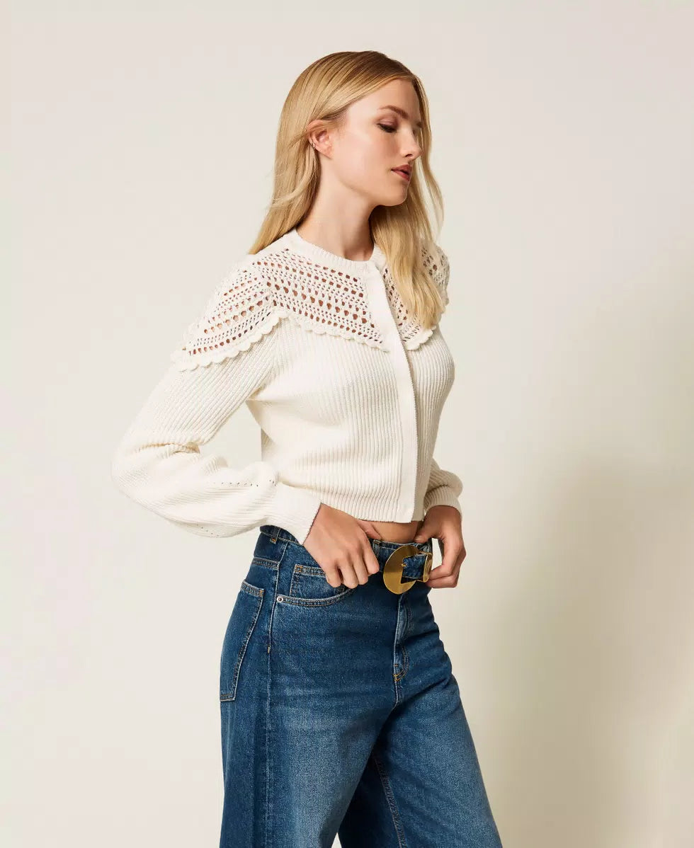 Twinset Cardigan 3100 Parchment
