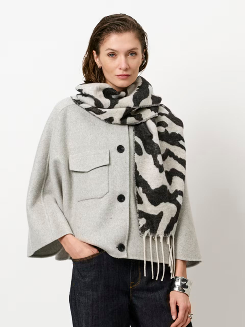 Jacket Blinx Face Wool Cape