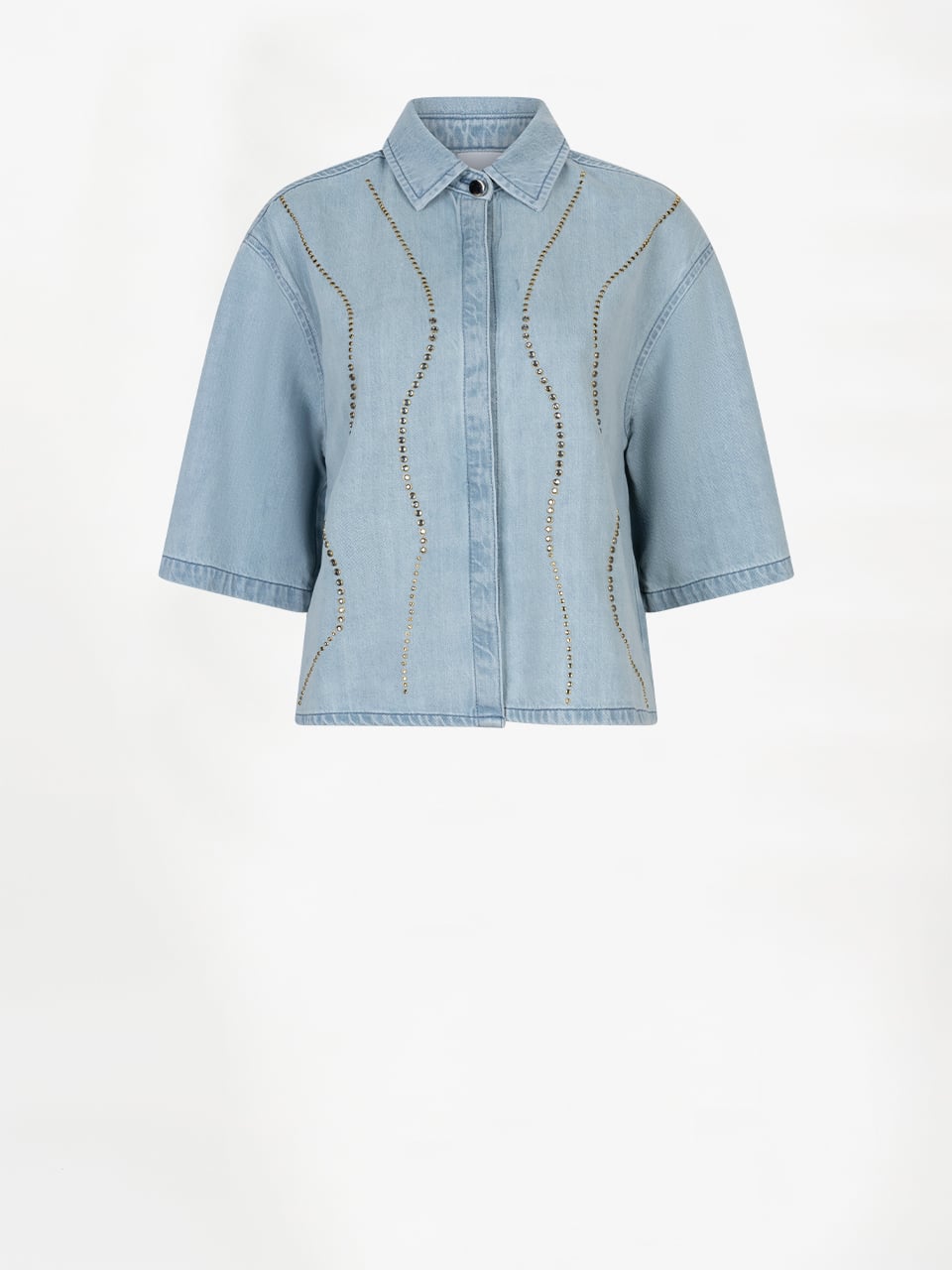 Dante Zofia Embellished Denim Shirt