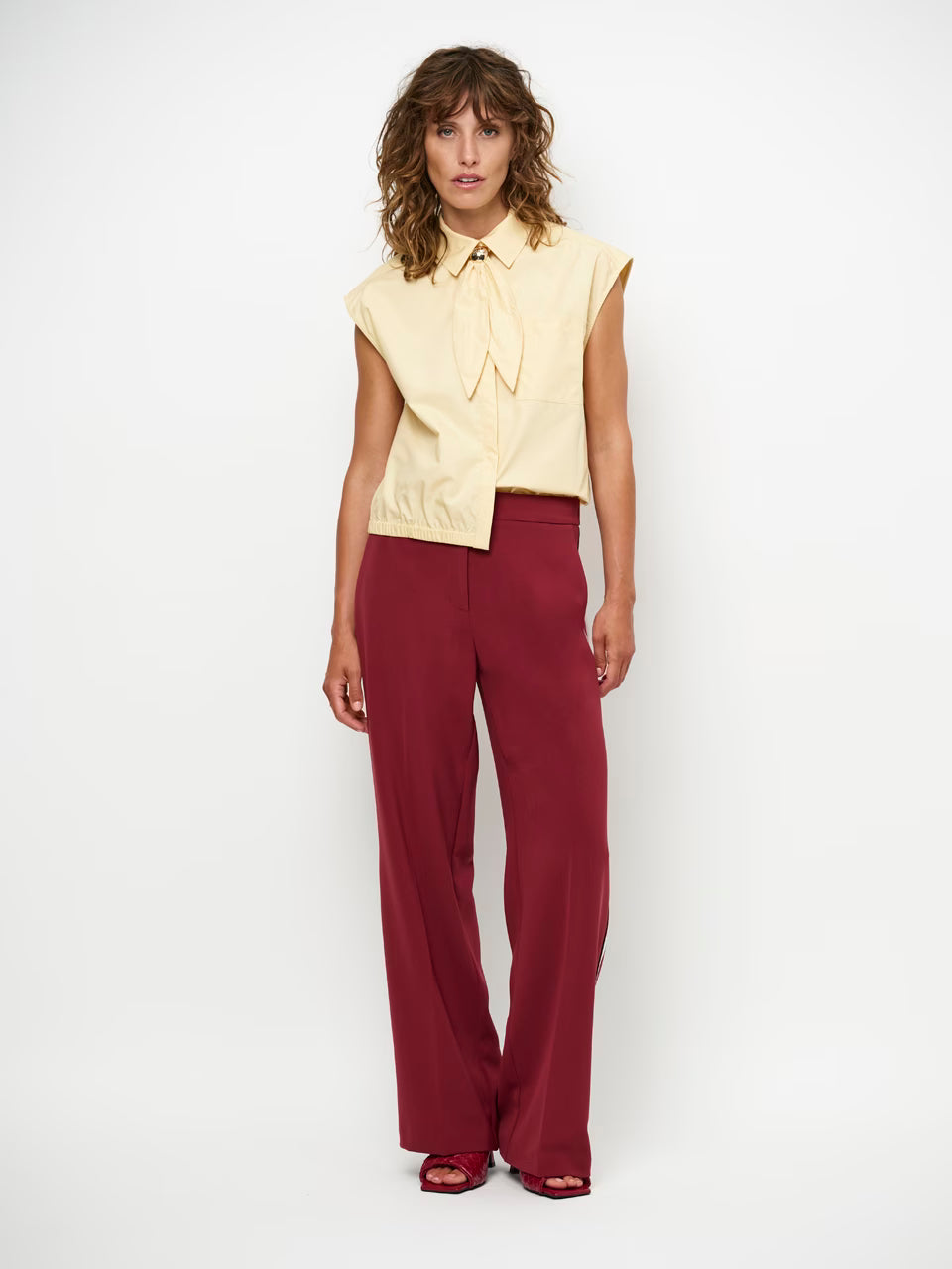 Dante Alcon Scarf Detailed Shirt