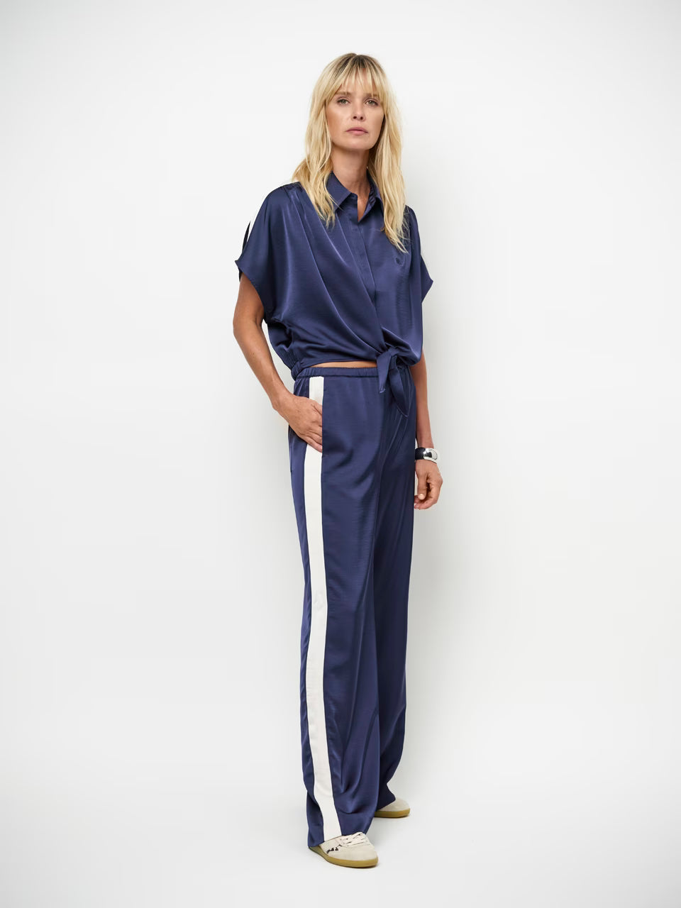 Dante Dare Striped Satin Pants
