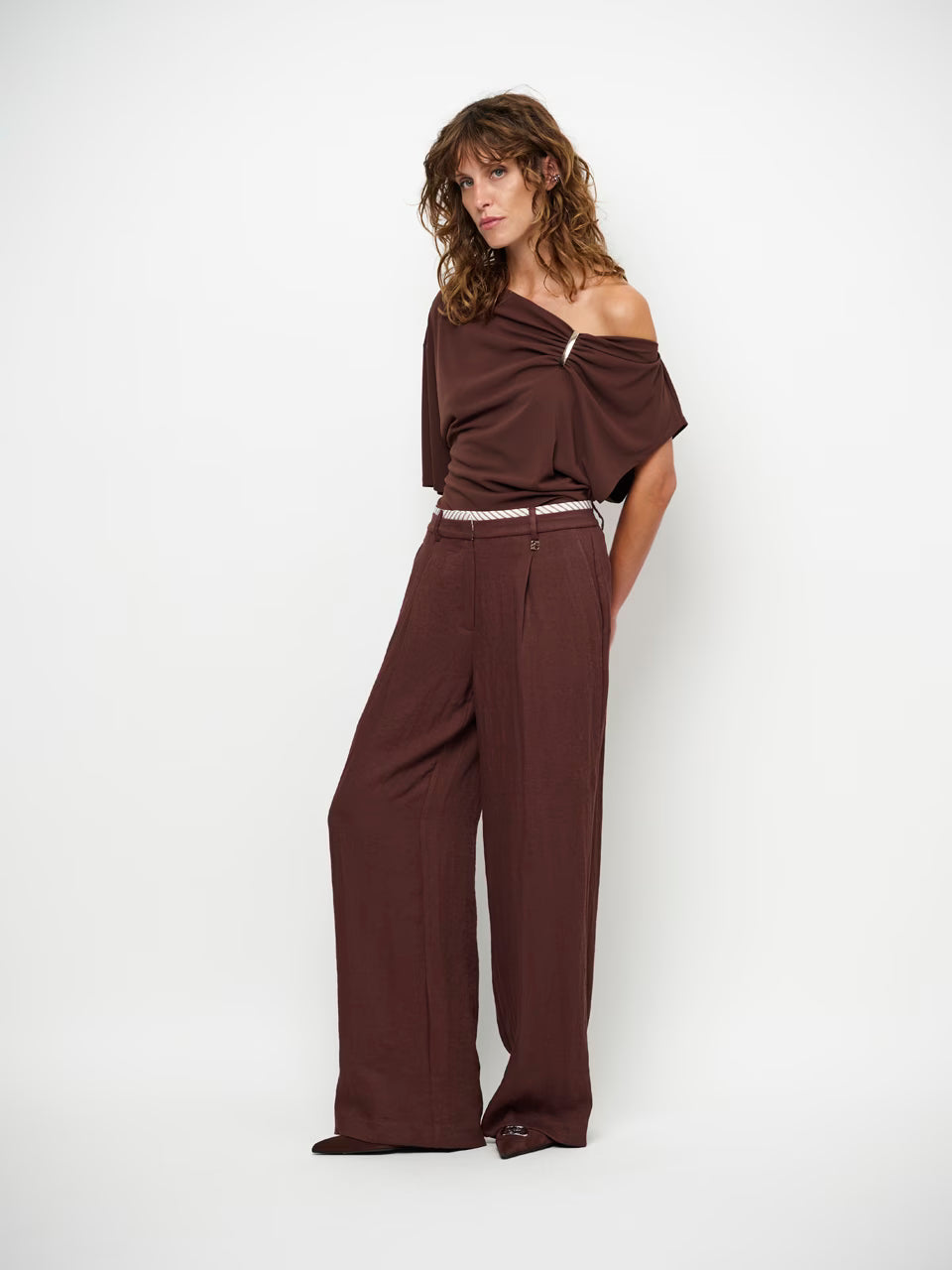Dante Gou Embellished Drapey Top