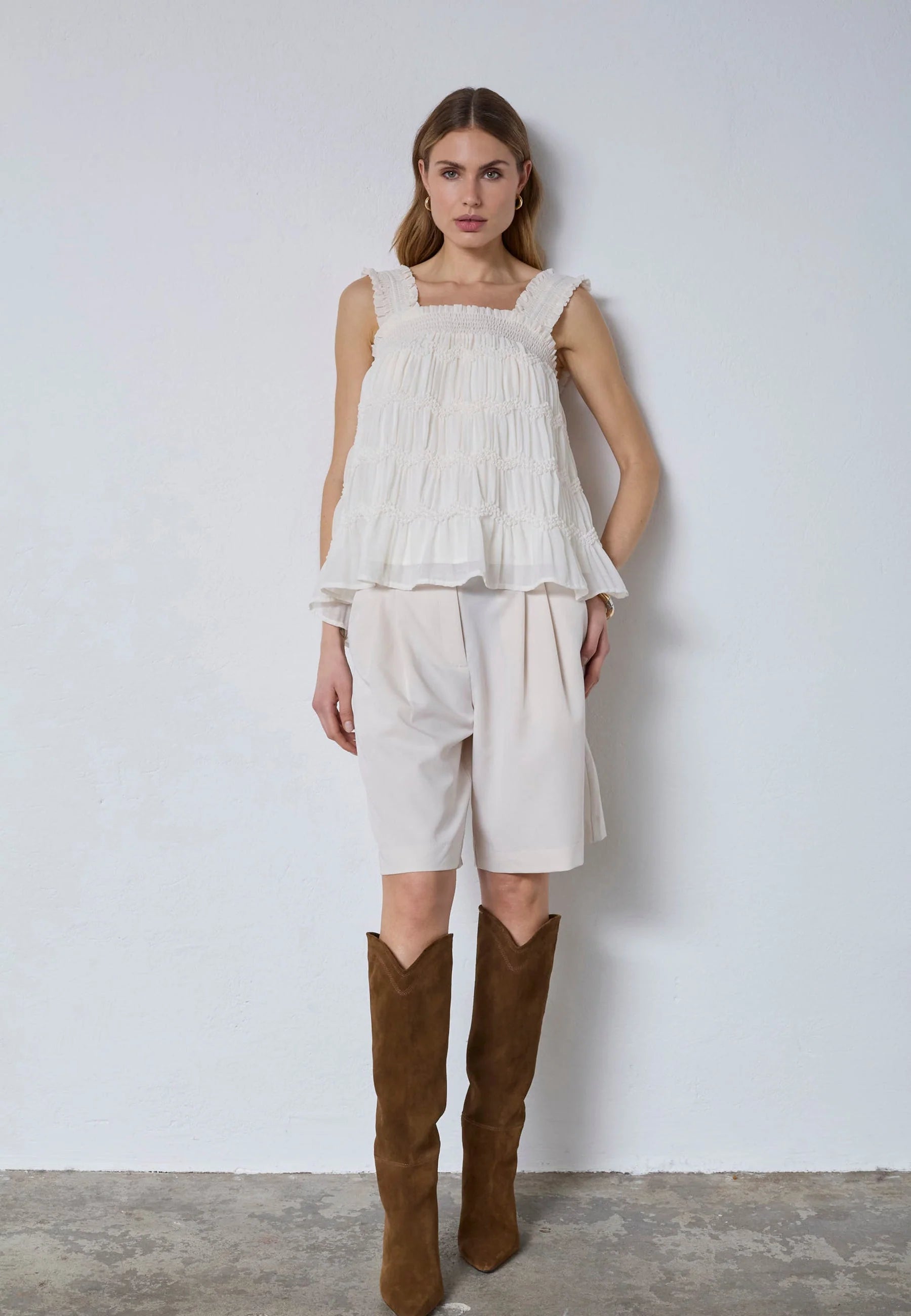 CC Jerry Smock Strap Top