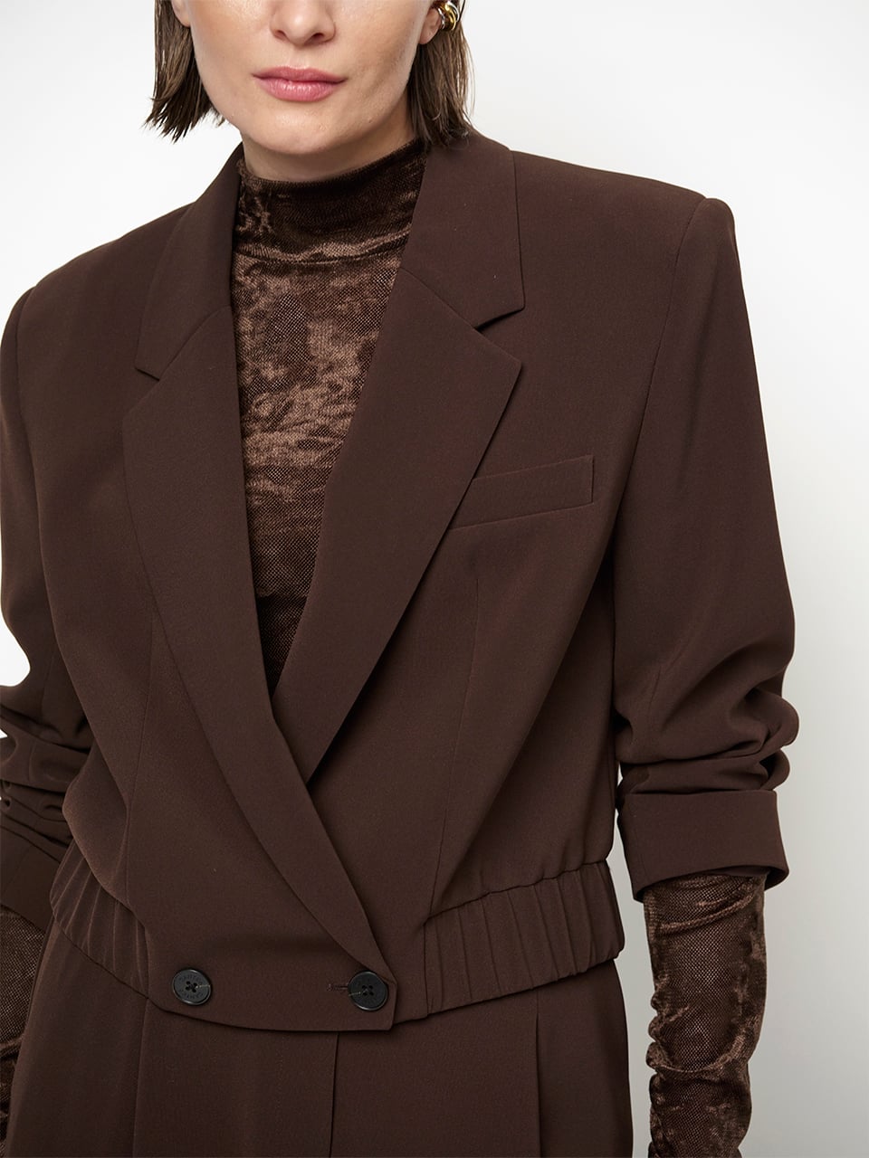 Dante Reilley Cropped Blazer Jacket