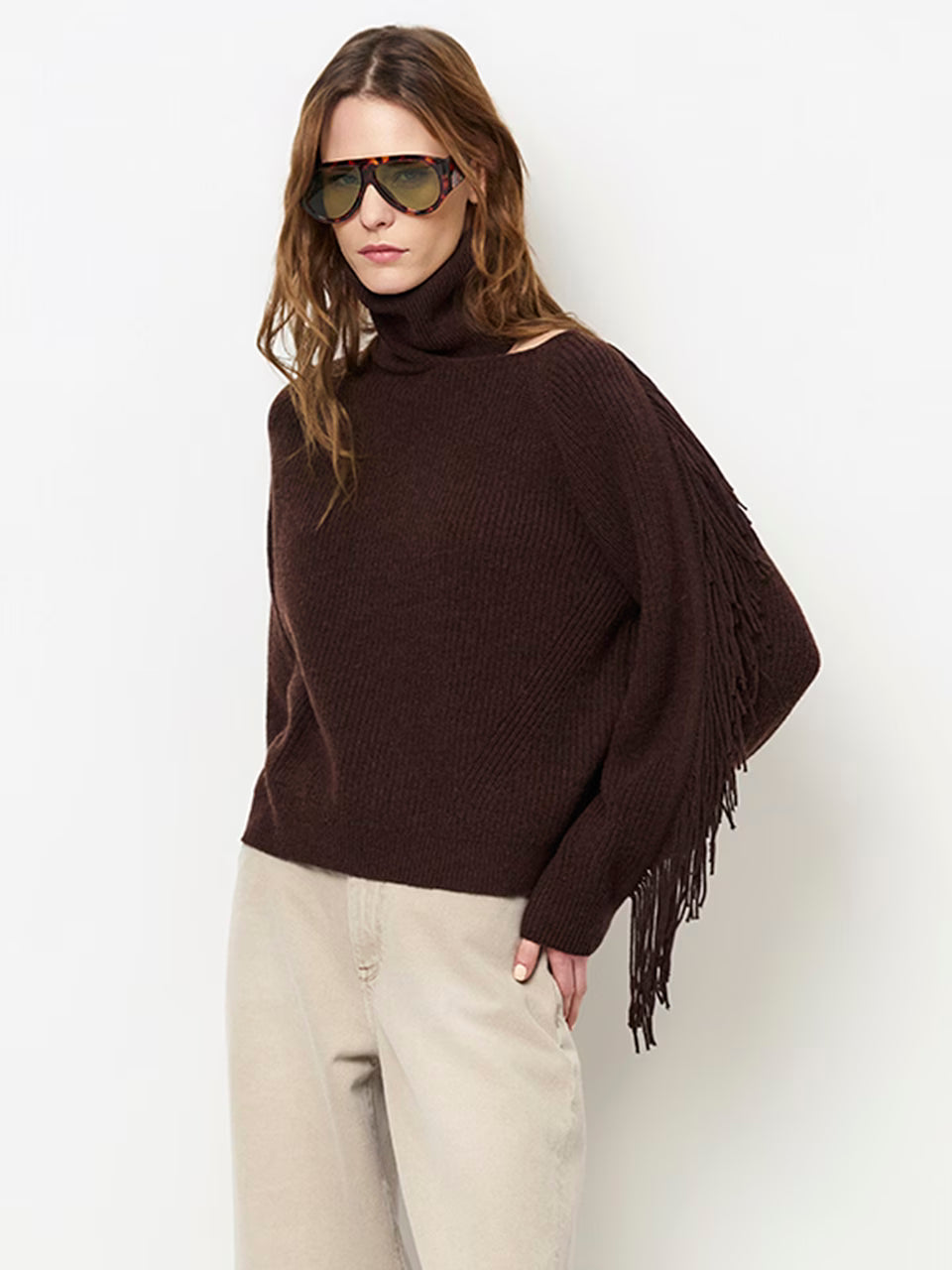 Dante Siega Cut-out Fringe Jacket
