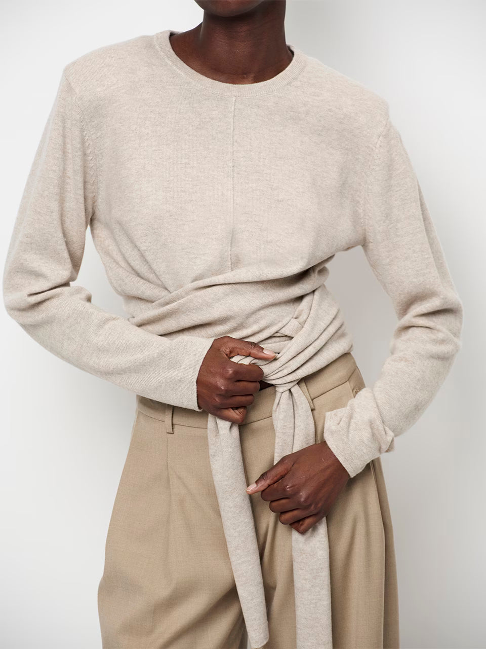Dante Benyo Knitted Wrap Top