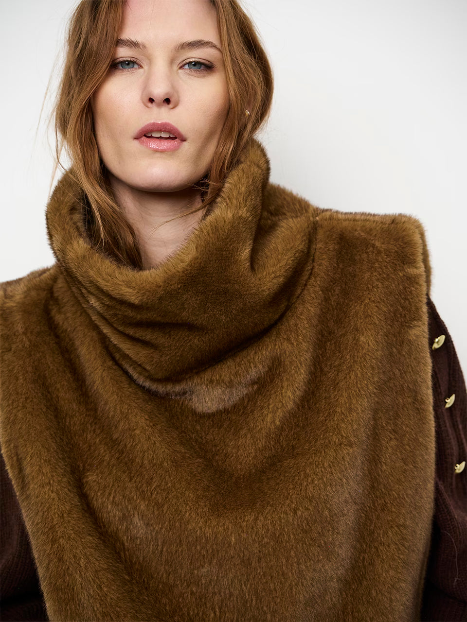 Dante Lucu Faux Fur Waistcoat
