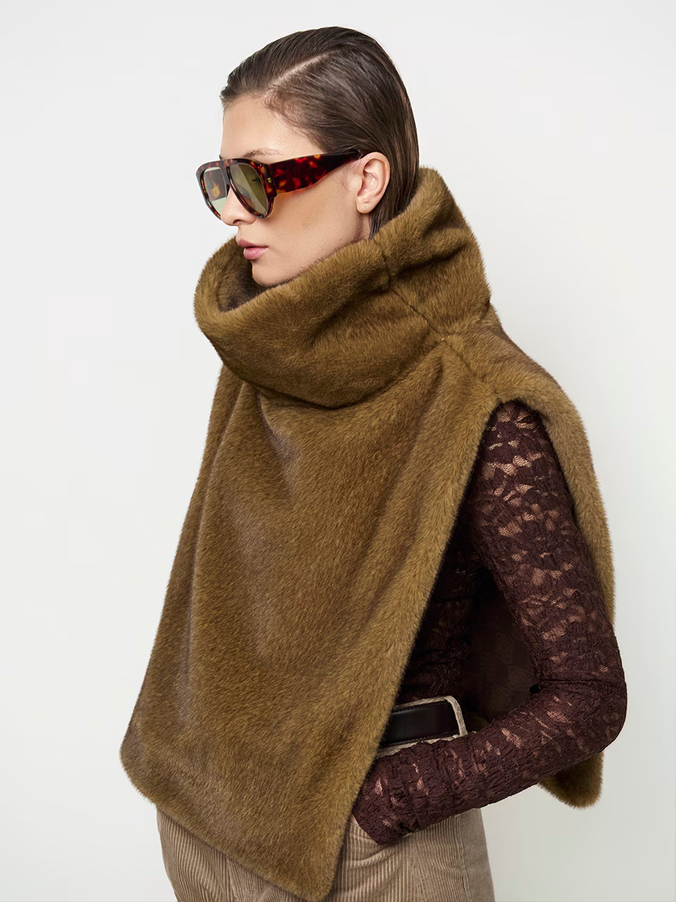 Dante Lucu Faux Fur Waistcoat