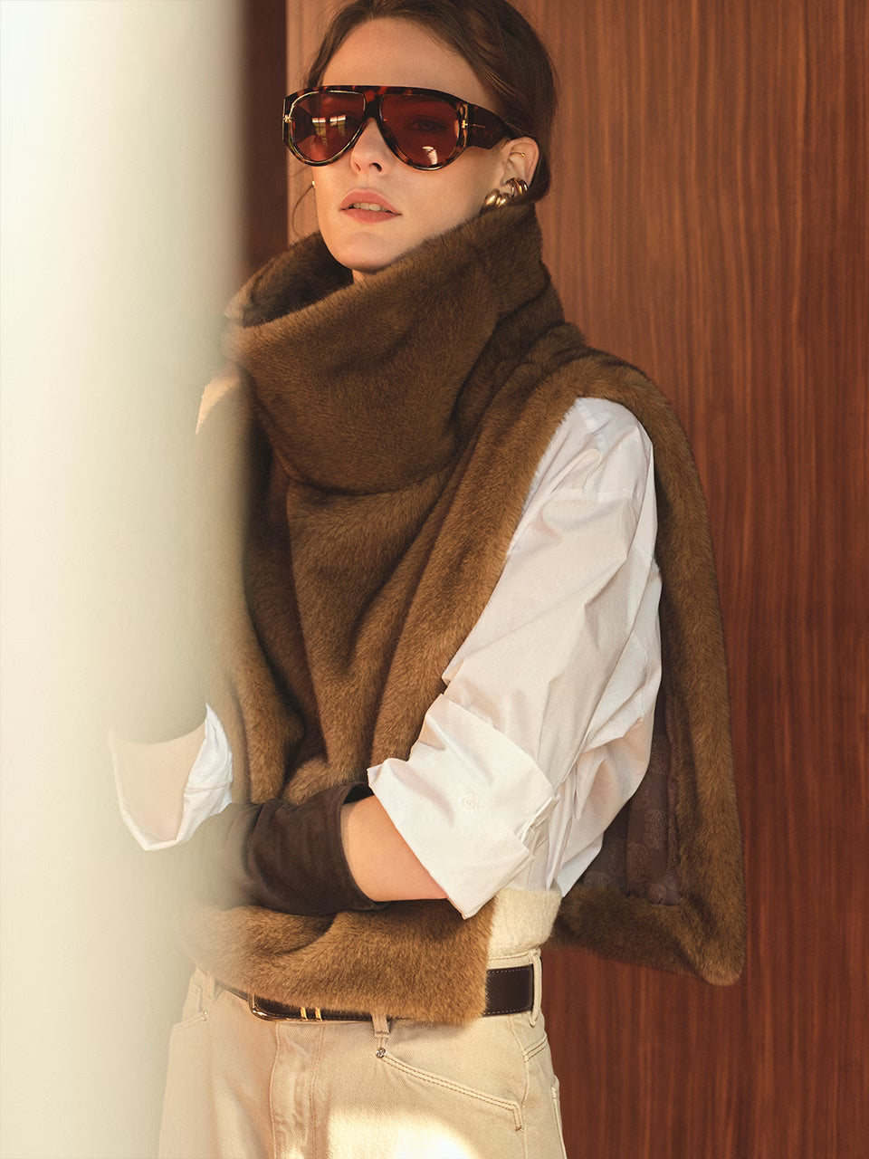 Dante Lucu Faux Fur Waistcoat