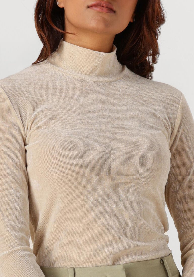 Top Olya Velvet Layering Mesh