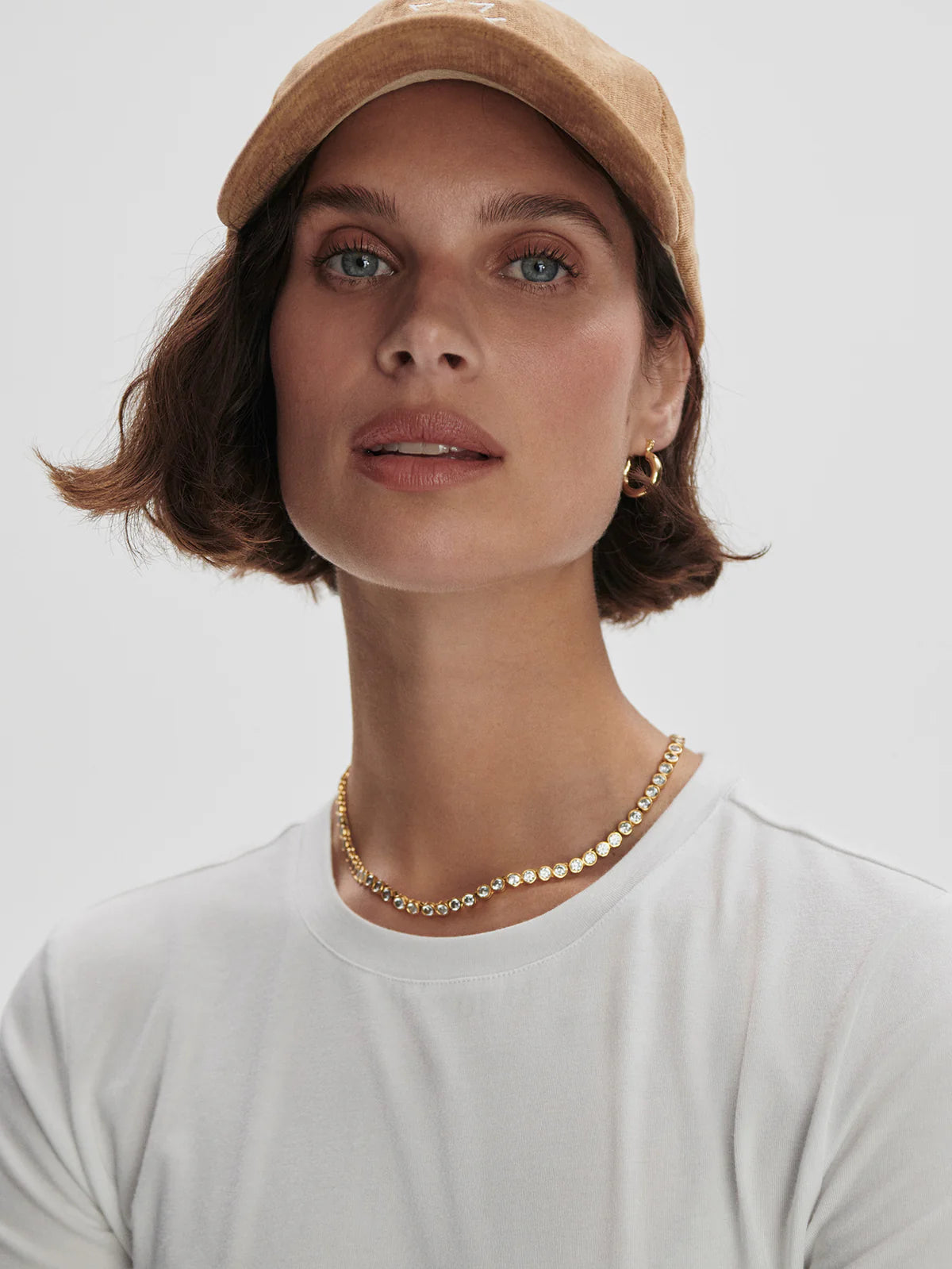 Varley Regina Fitted Tee White