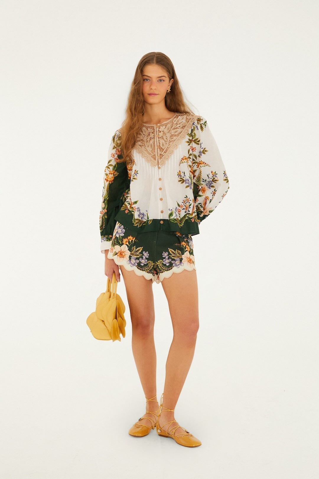 Farm Rio Twill Shorts