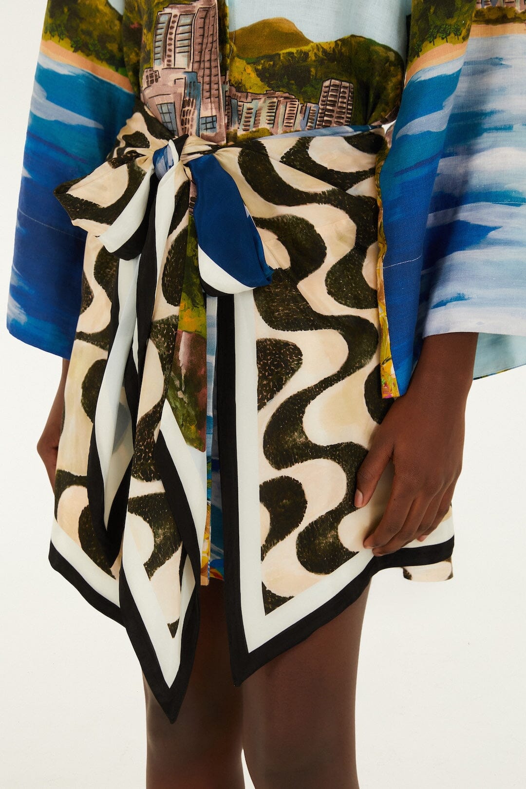 Farm Rio LS Kimono Copacabana