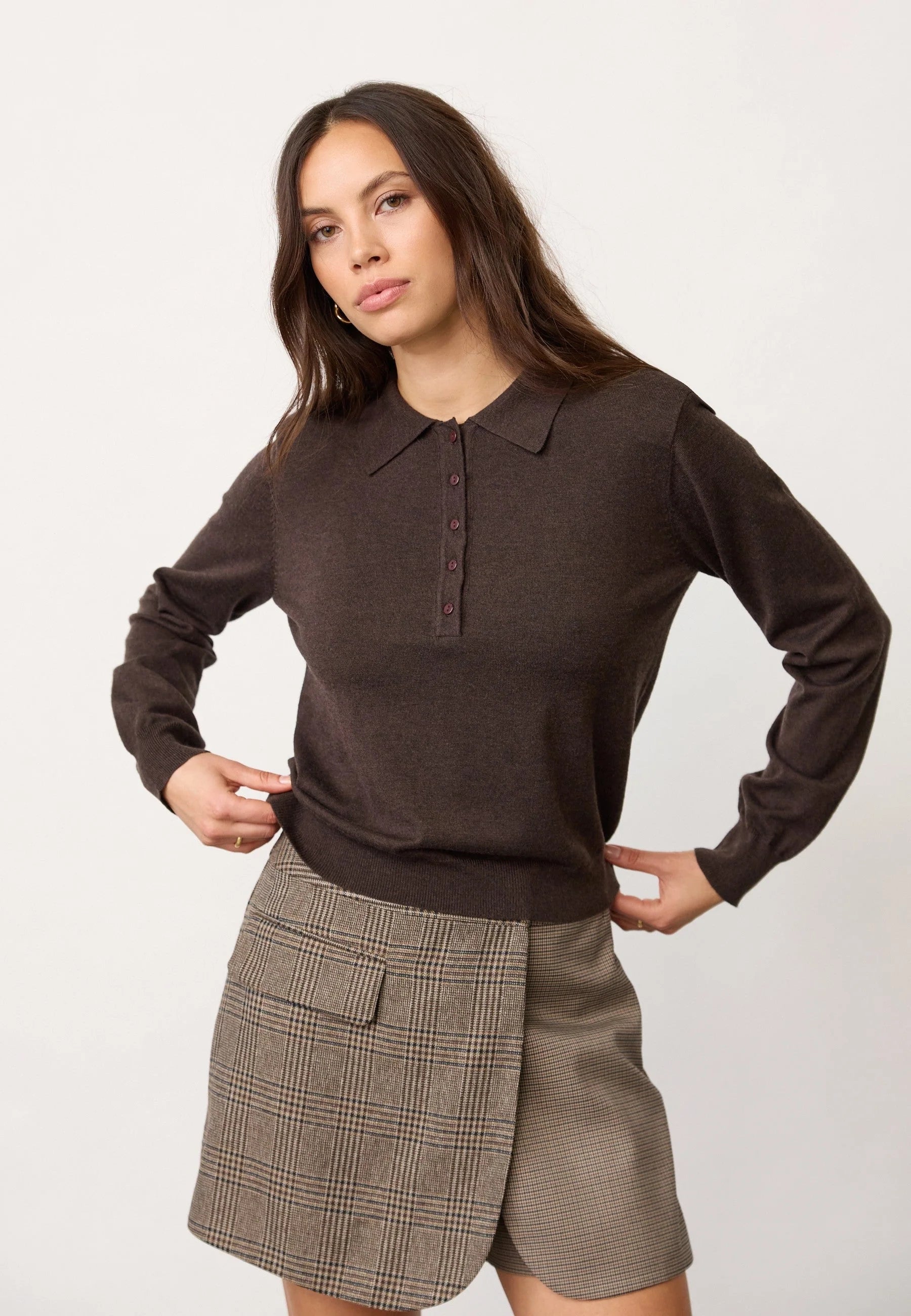 Co´couture Cory Padded Polo Knit