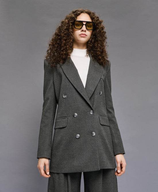 Blazer Double Breasted Grey 1082-803