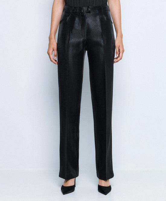 Pants Shimmery High waist Black