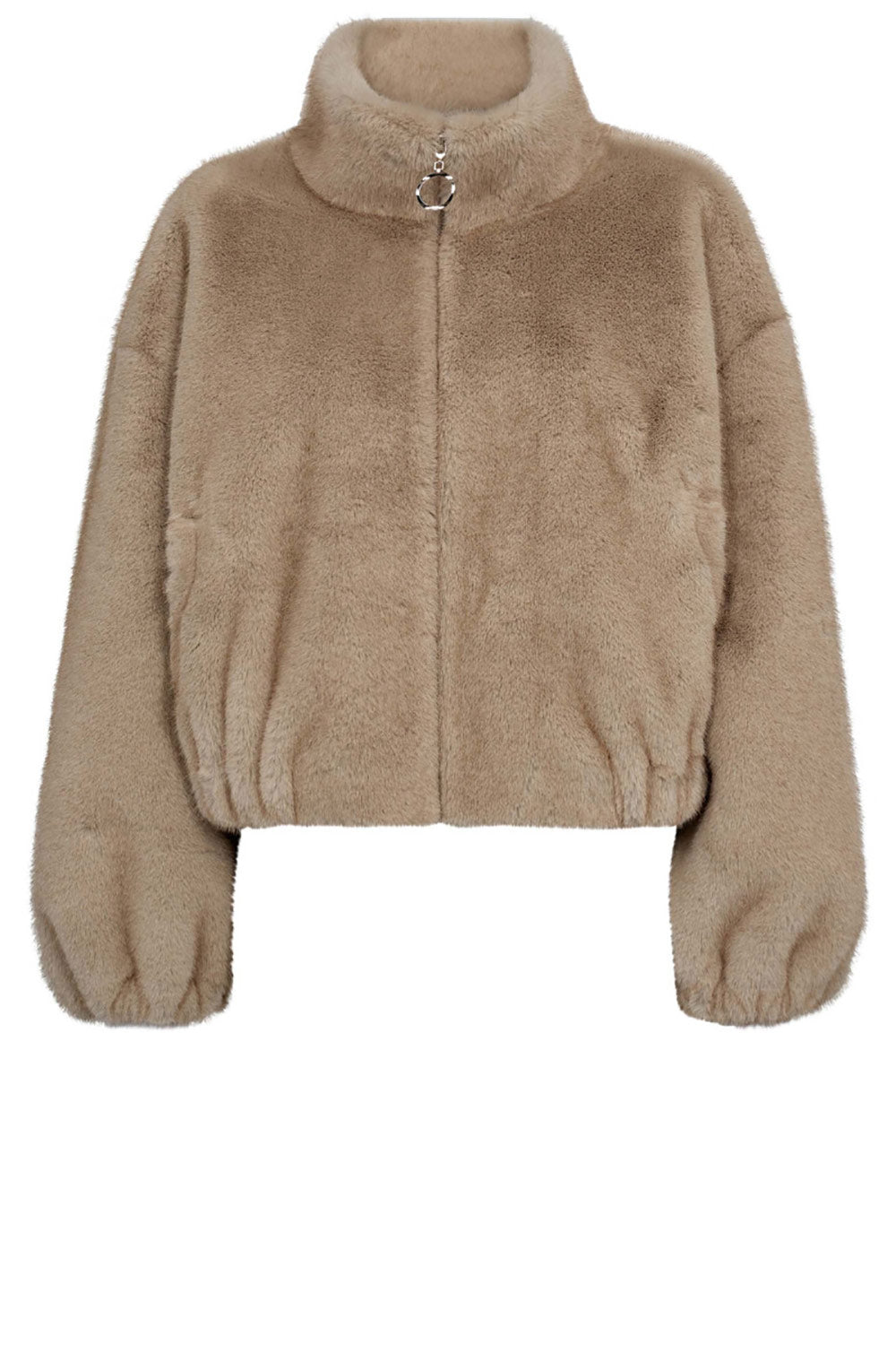 Co'couture Fera Faux Fur Jacket Creme