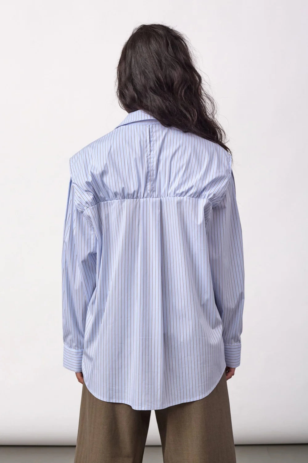 CC Fiora Stripe Double Collar Shirt