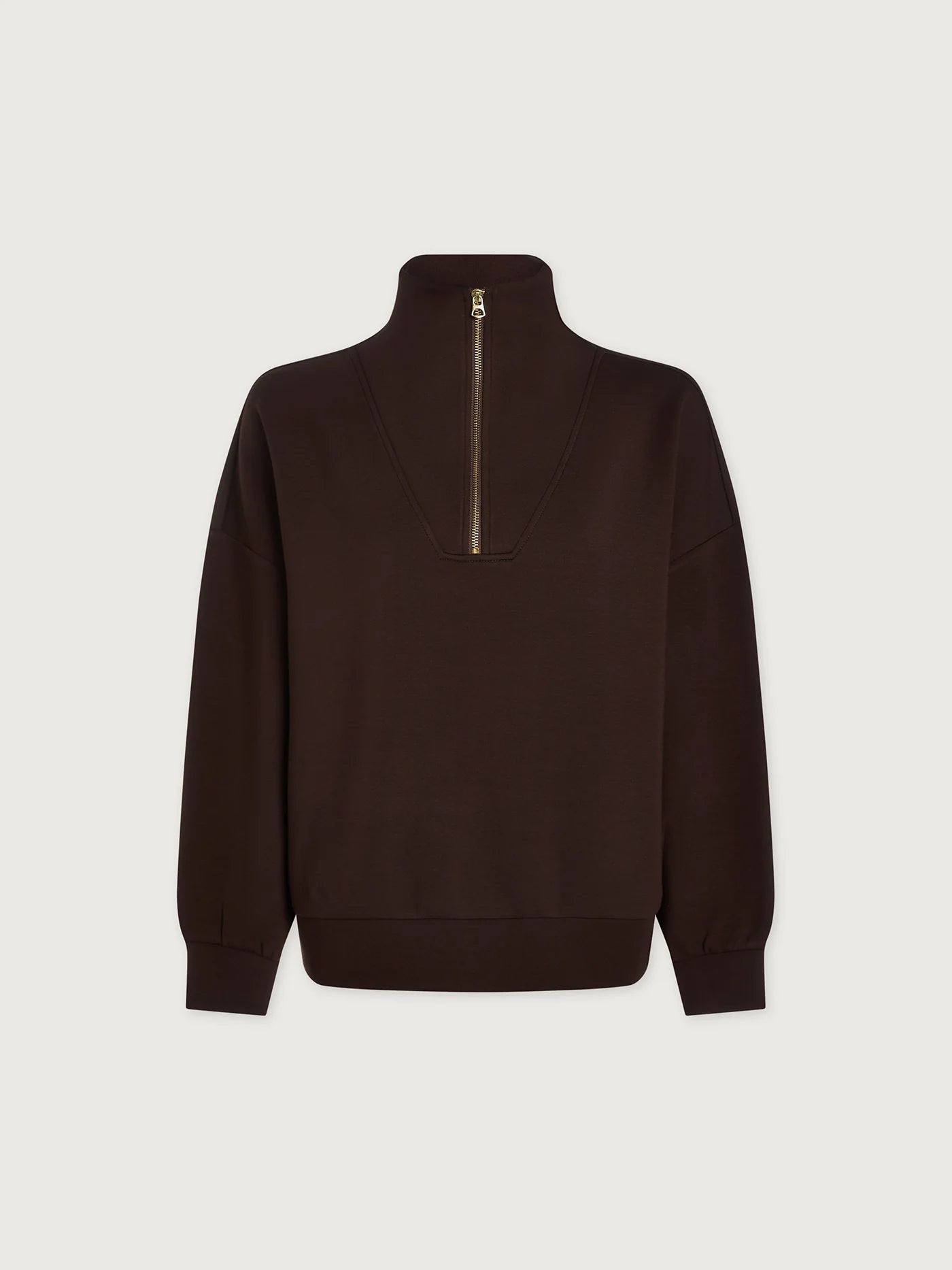 Hawley Half Zip Sweat Coffeebean