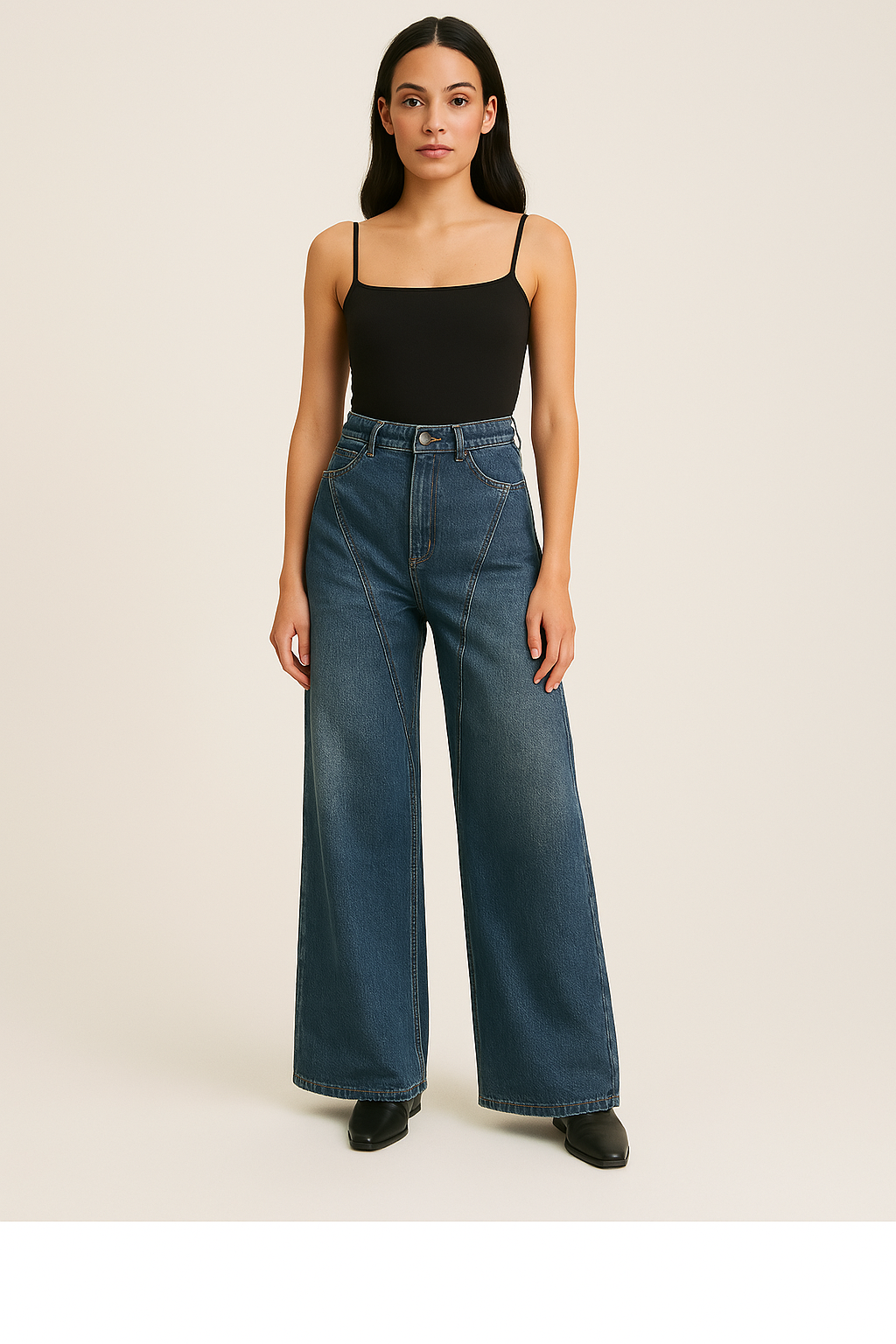 Jeans Medio Wide