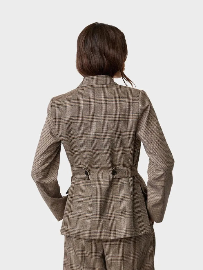 Co´couture Veya Check Fitted Blazer