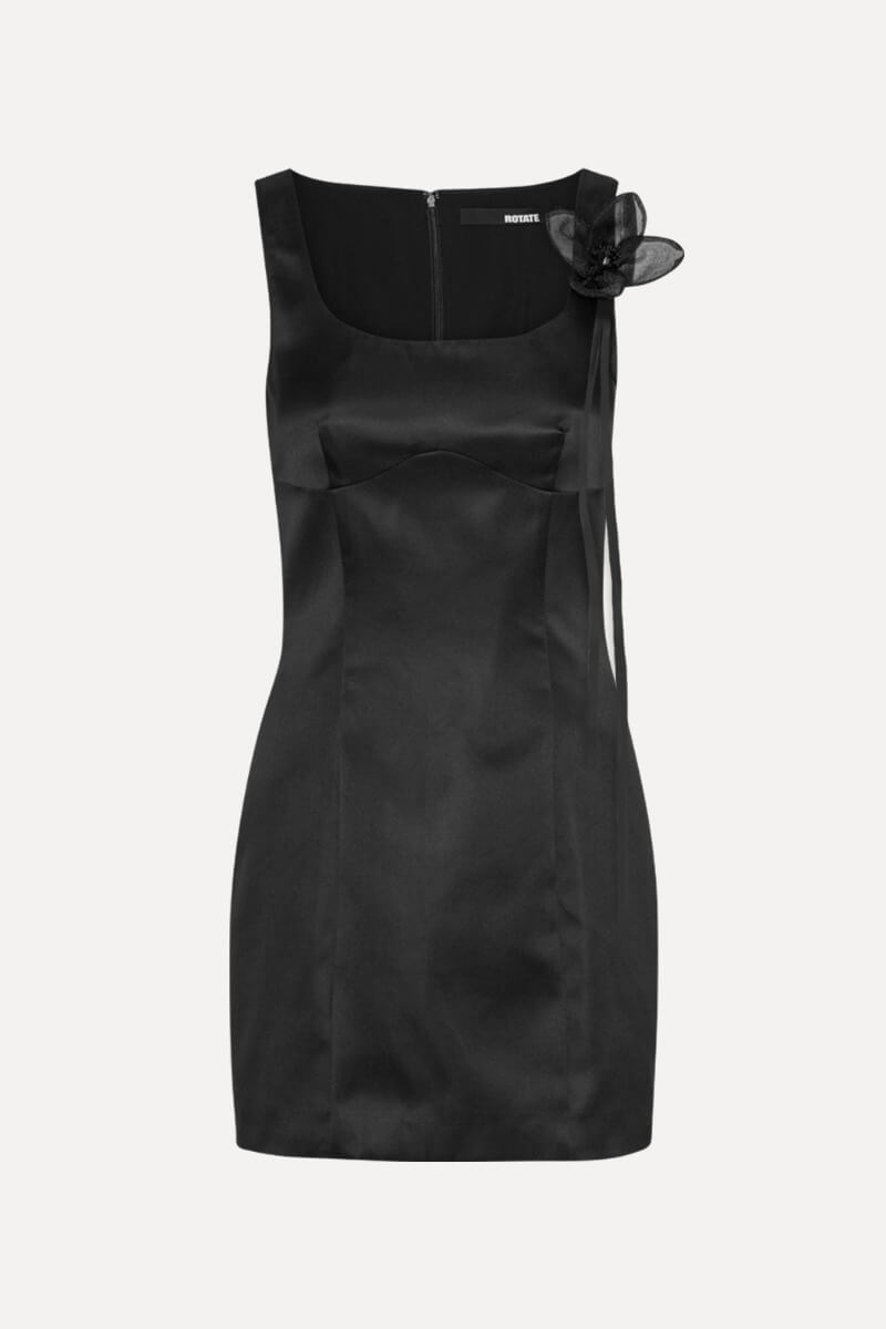 Dress Satin Flower
