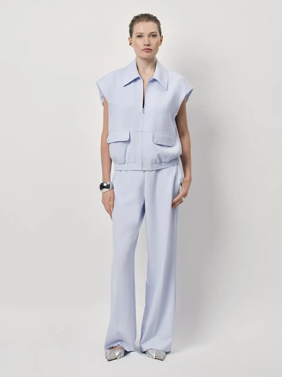 Fabri Elasticated Wide Leg Pants