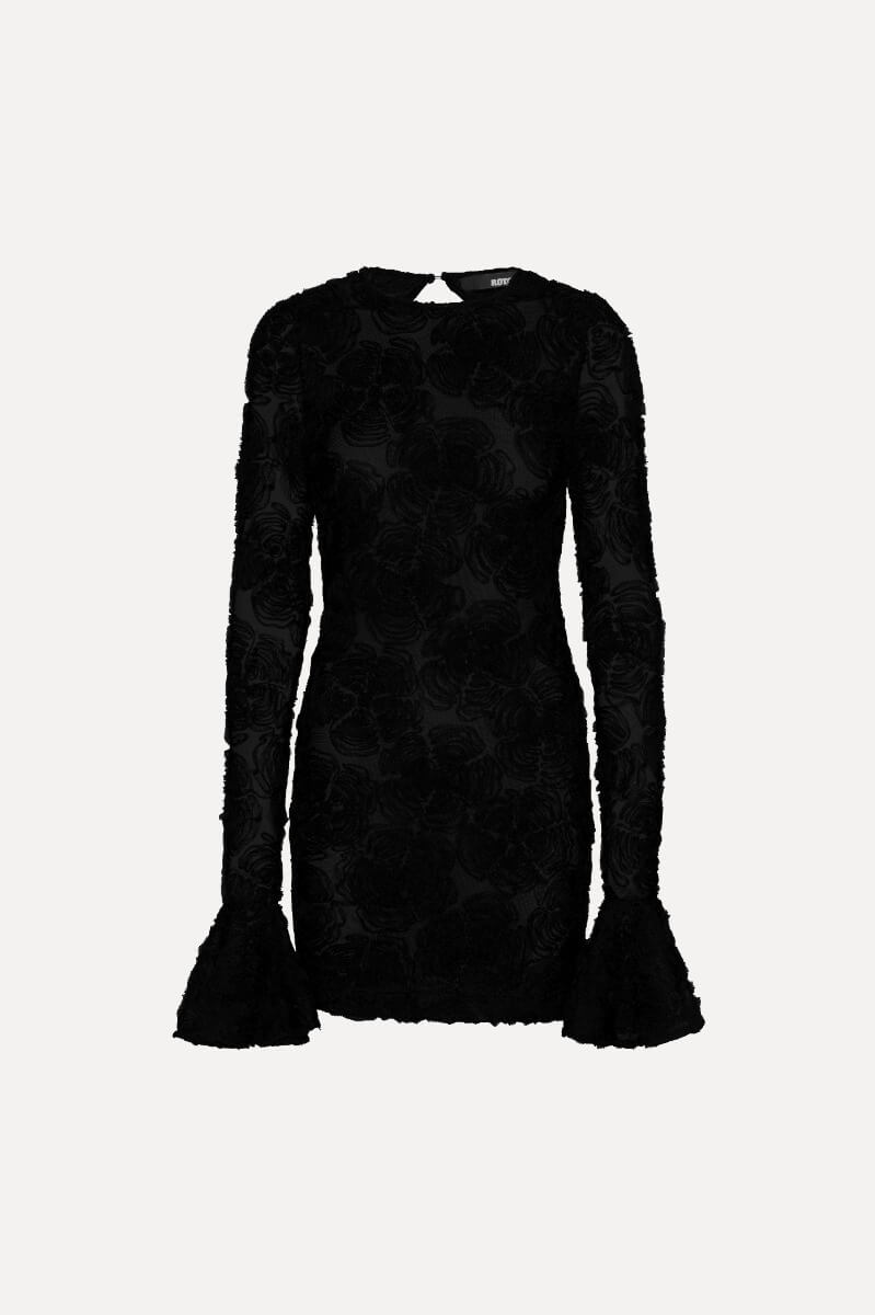 Flower Mini Dress Mesh