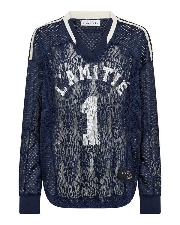 Haute L´amite Lace Football Vblouse
