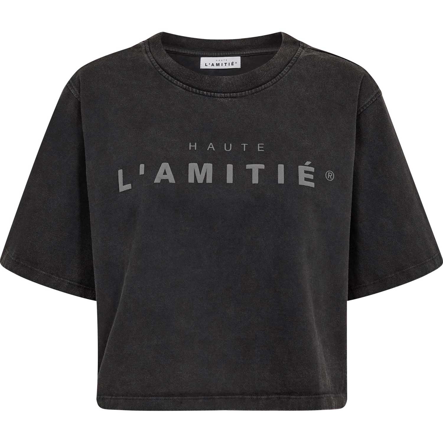 Rubber Logo Tee Black