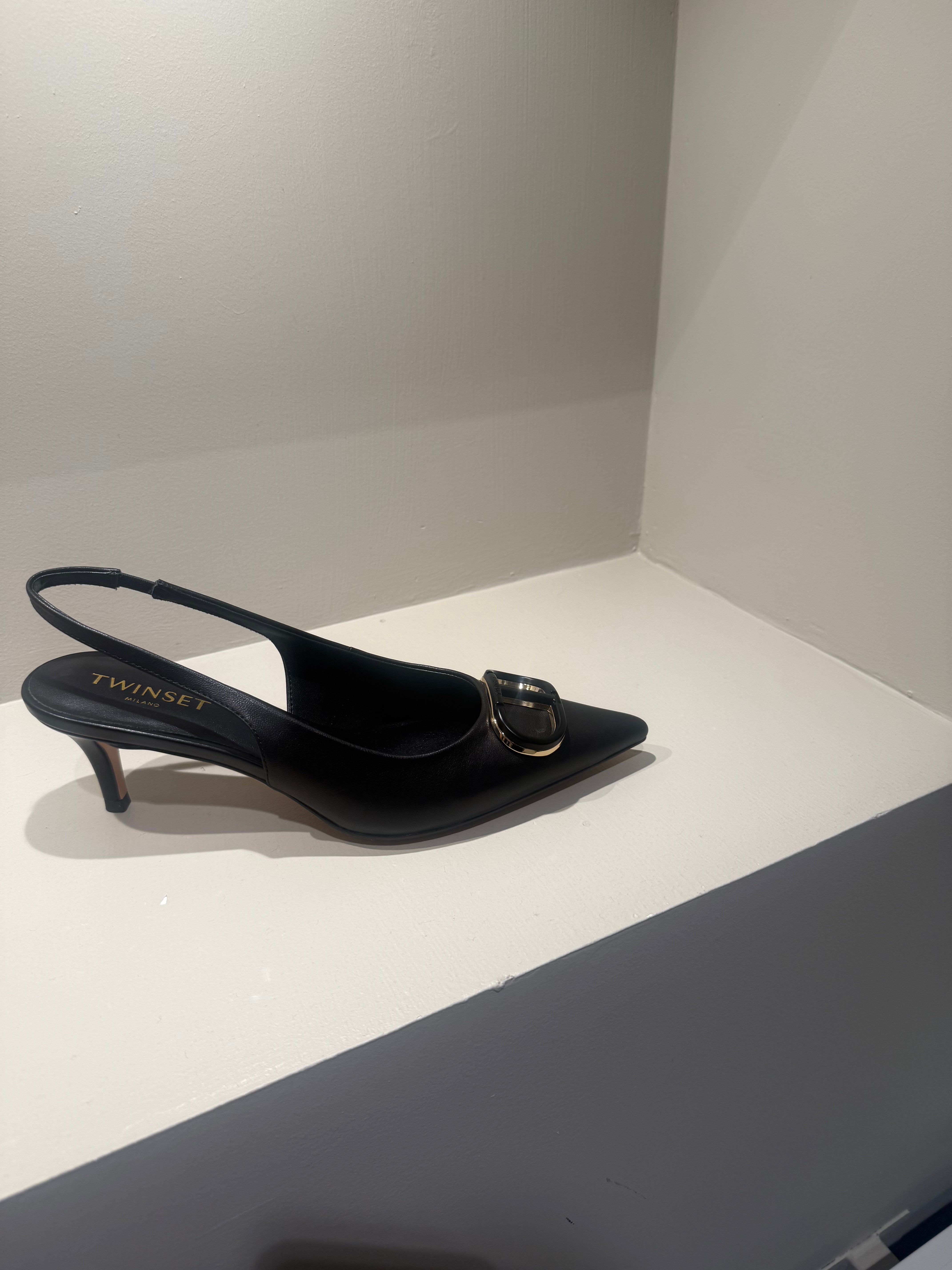 Slingback Nero
