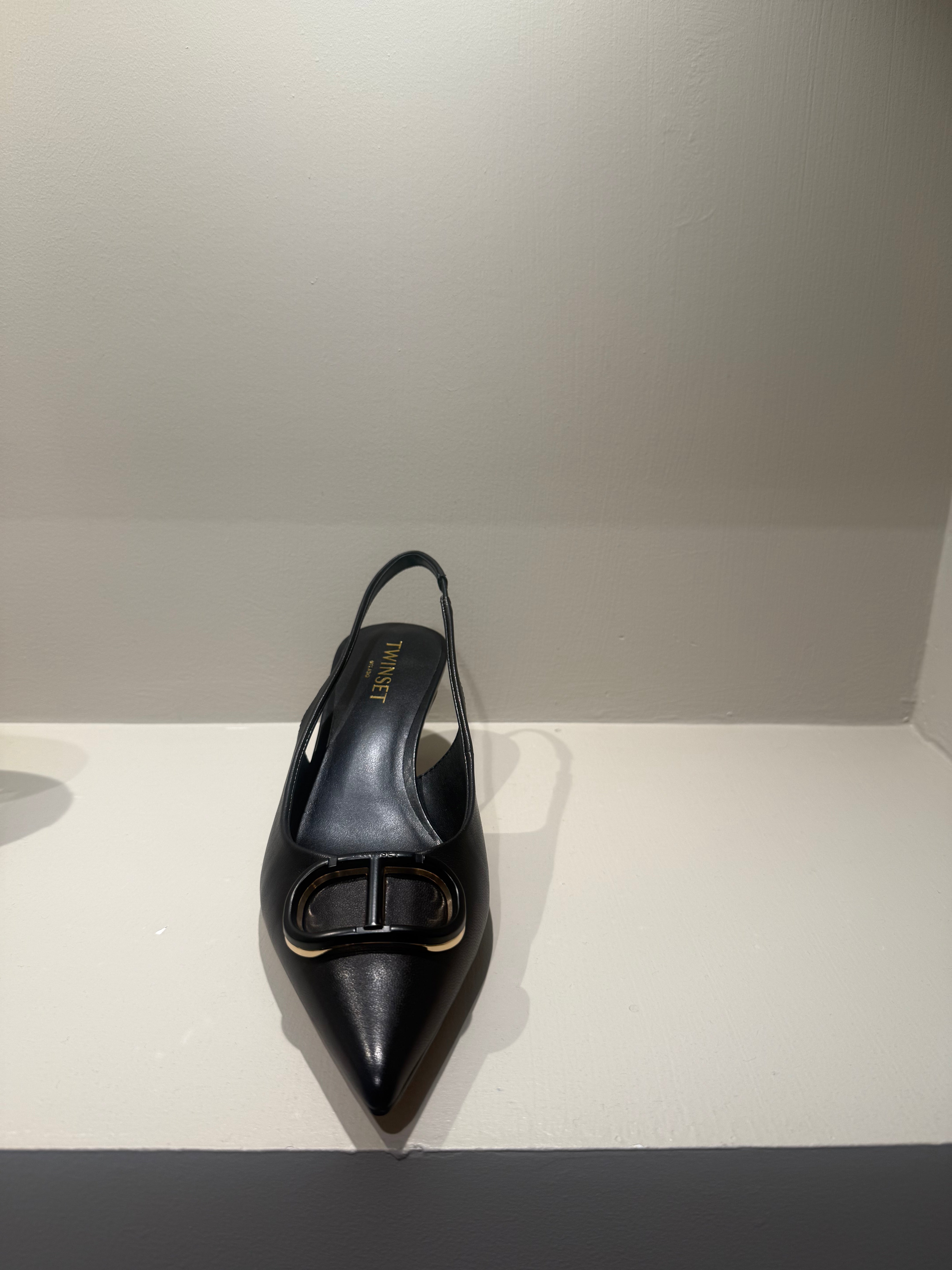 Slingback Nero