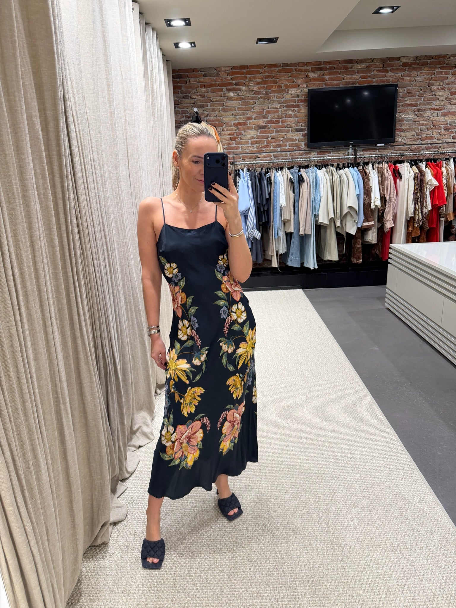 Farm Rio Maira Floral Maxi Dress