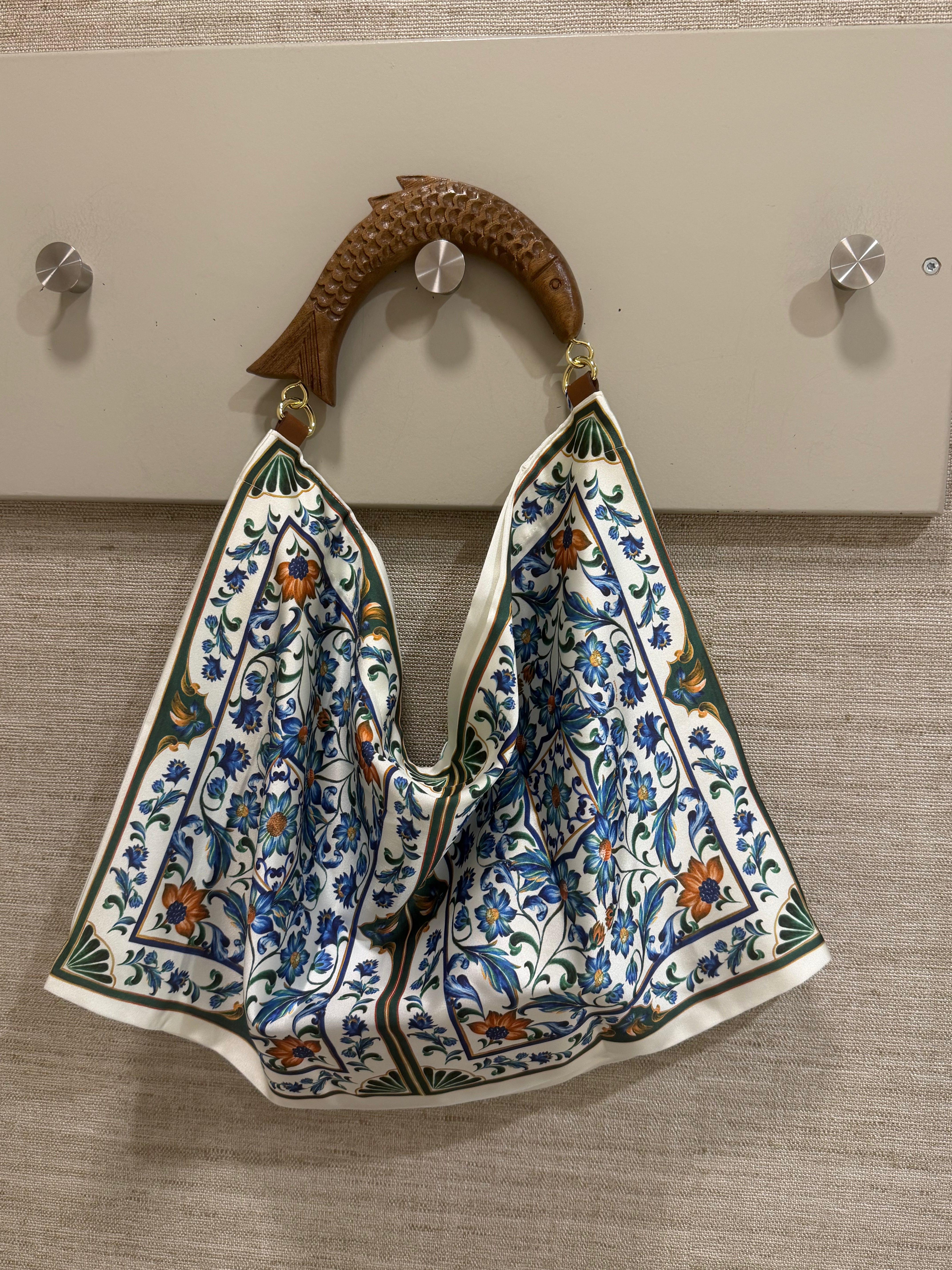 Farm Rio Satin Scarf Mini Bag