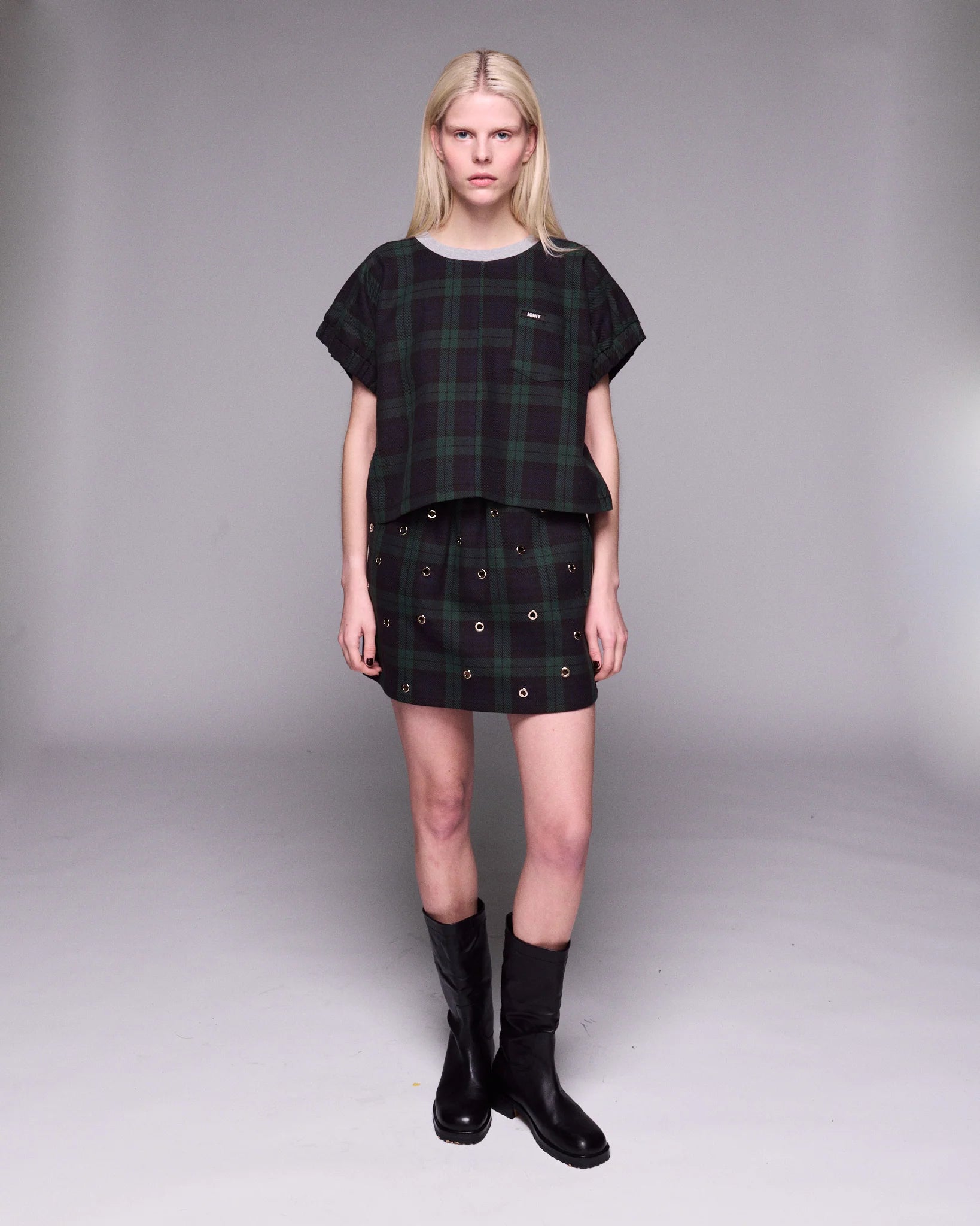 Johny Mini Skirt Juno Eyelets