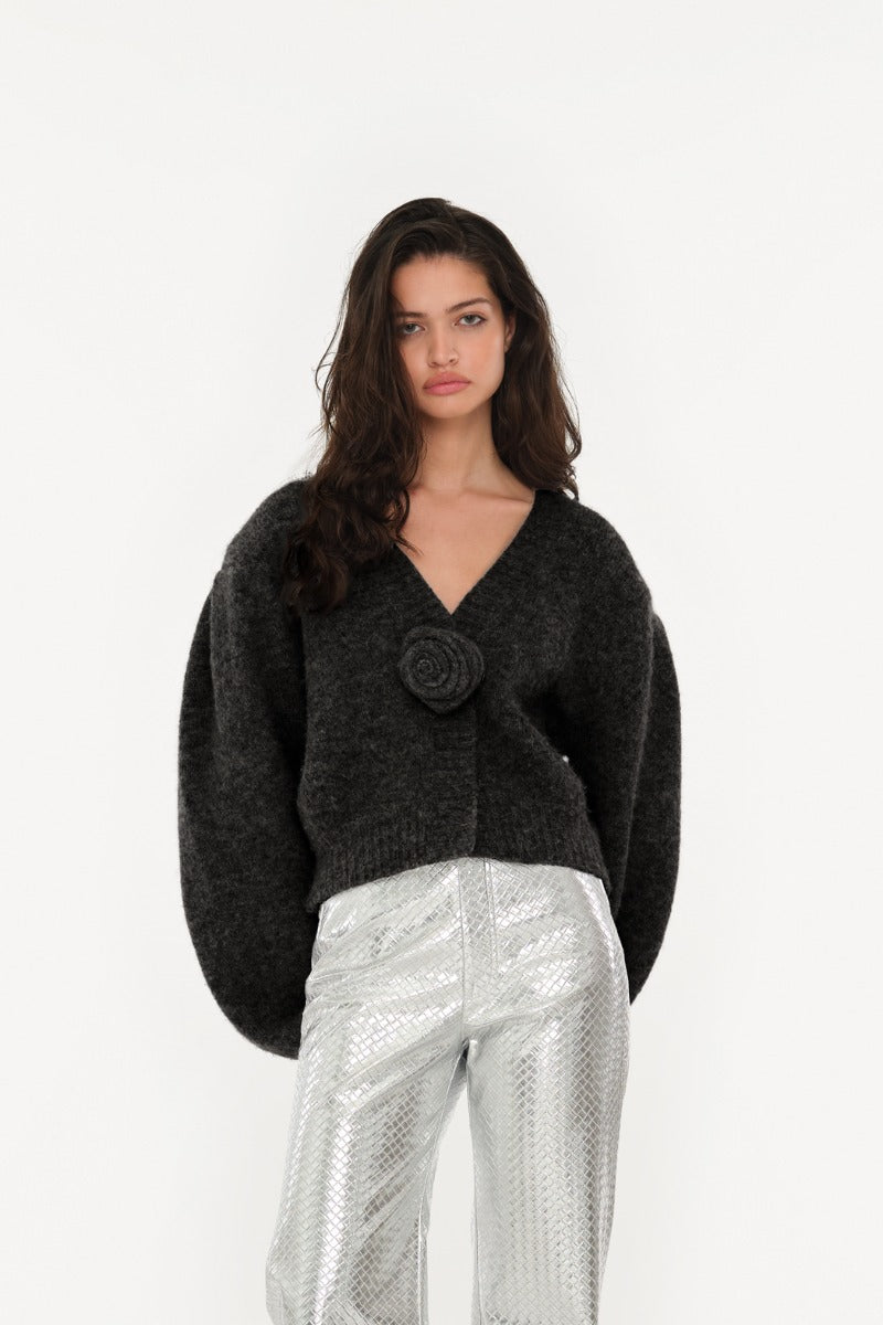 Cardigan Knit Cropped