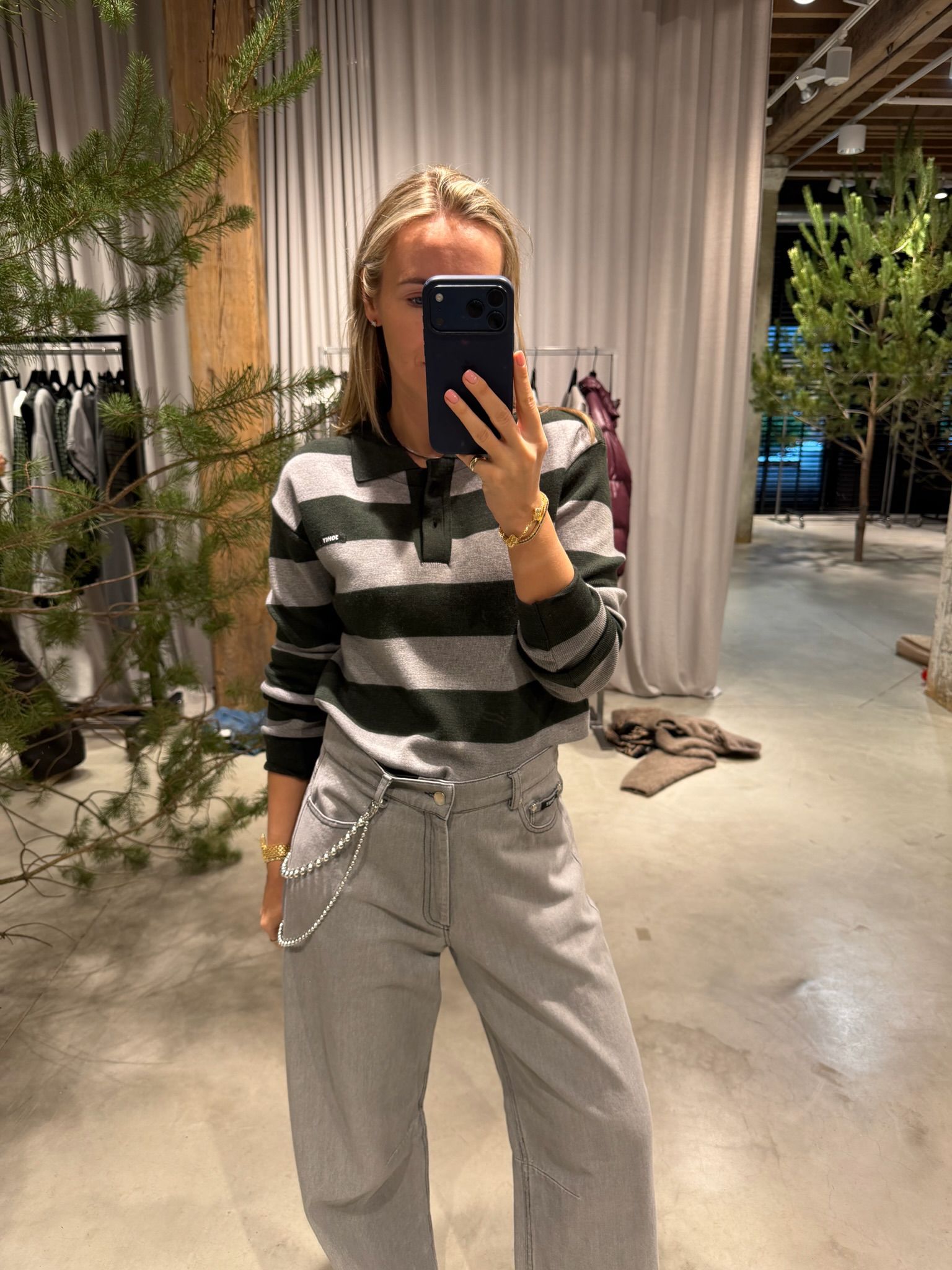 Johny Pant Denim + Chain