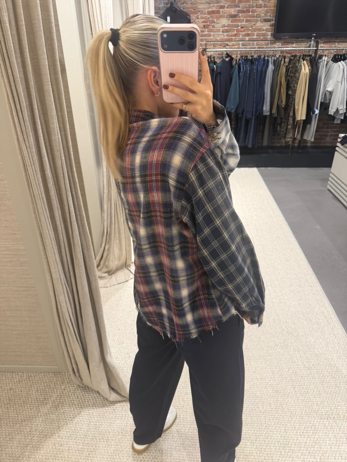 Tales Cuttoff Patchwork Check Shirt