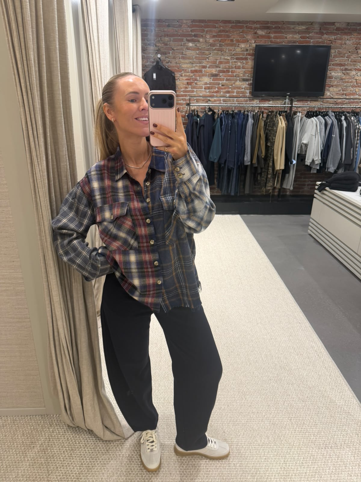 Tales Cuttoff Patchwork Check Shirt