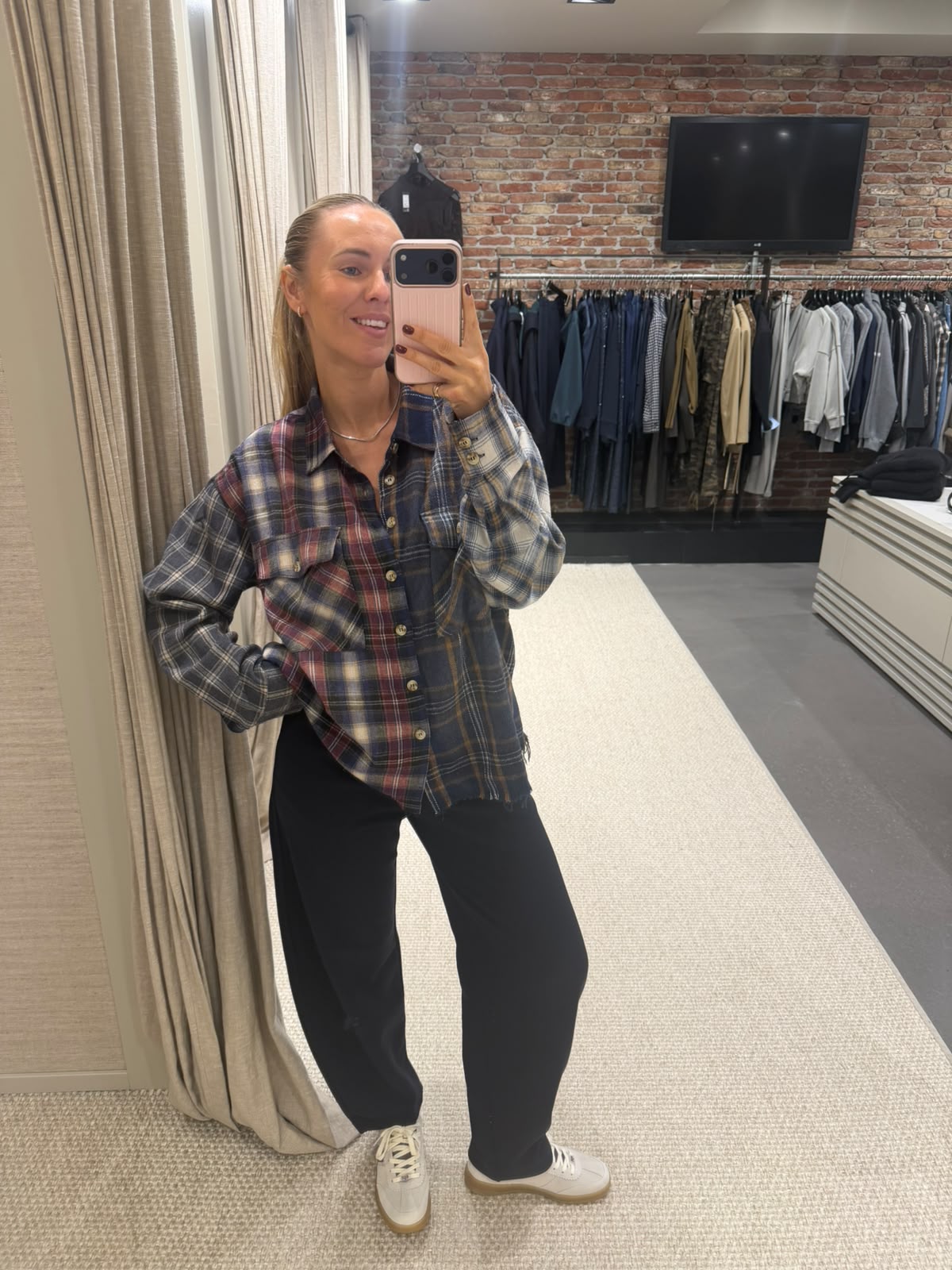 Tales Cuttoff Patchwork Check Shirt
