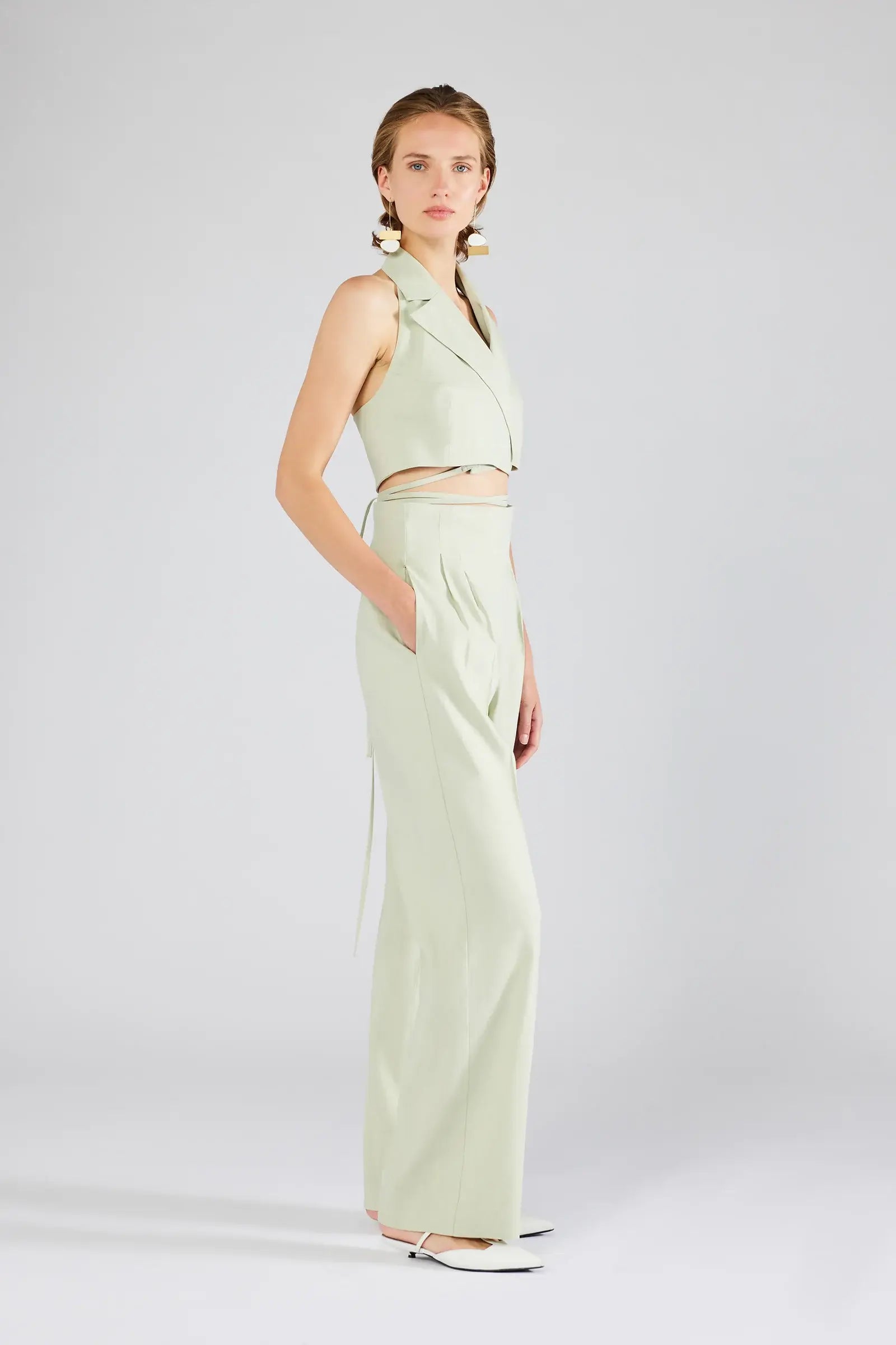 Waistcoat Sea Green