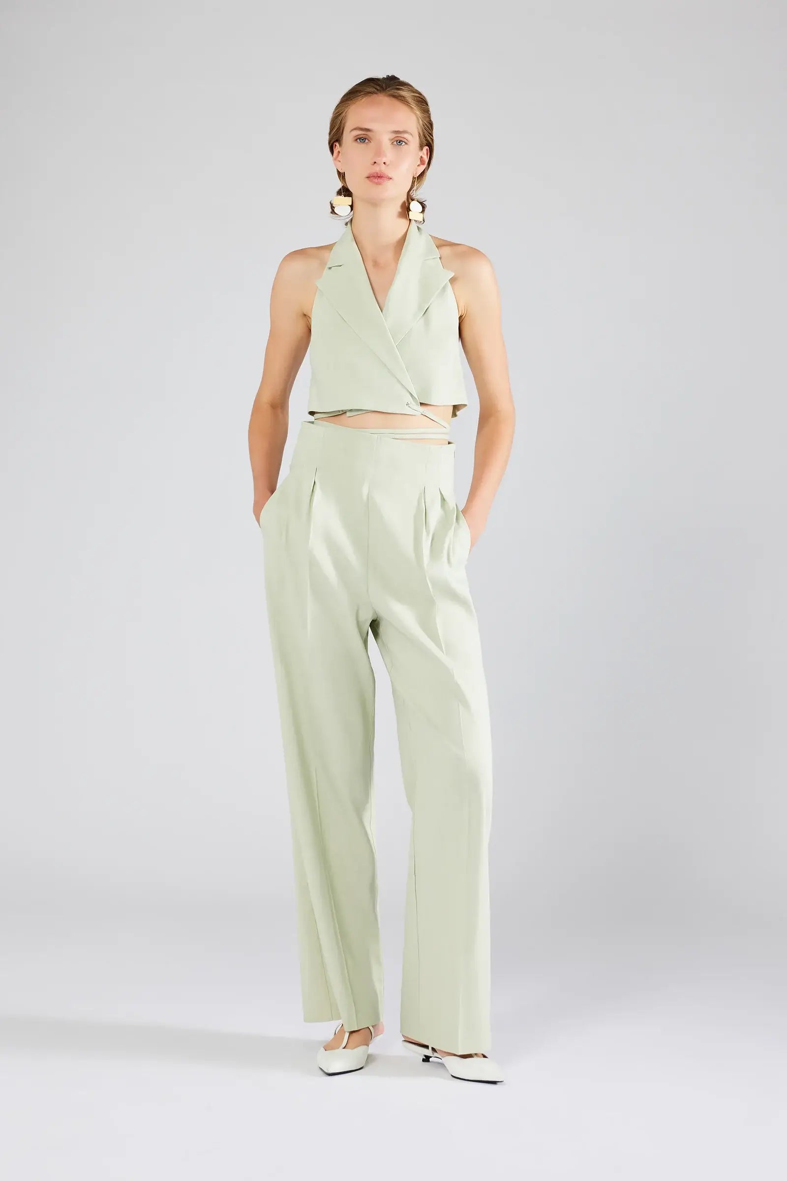 Waistcoat Sea Green
