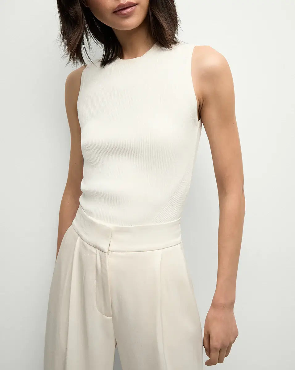 Sleeveless Crewneck Pullover