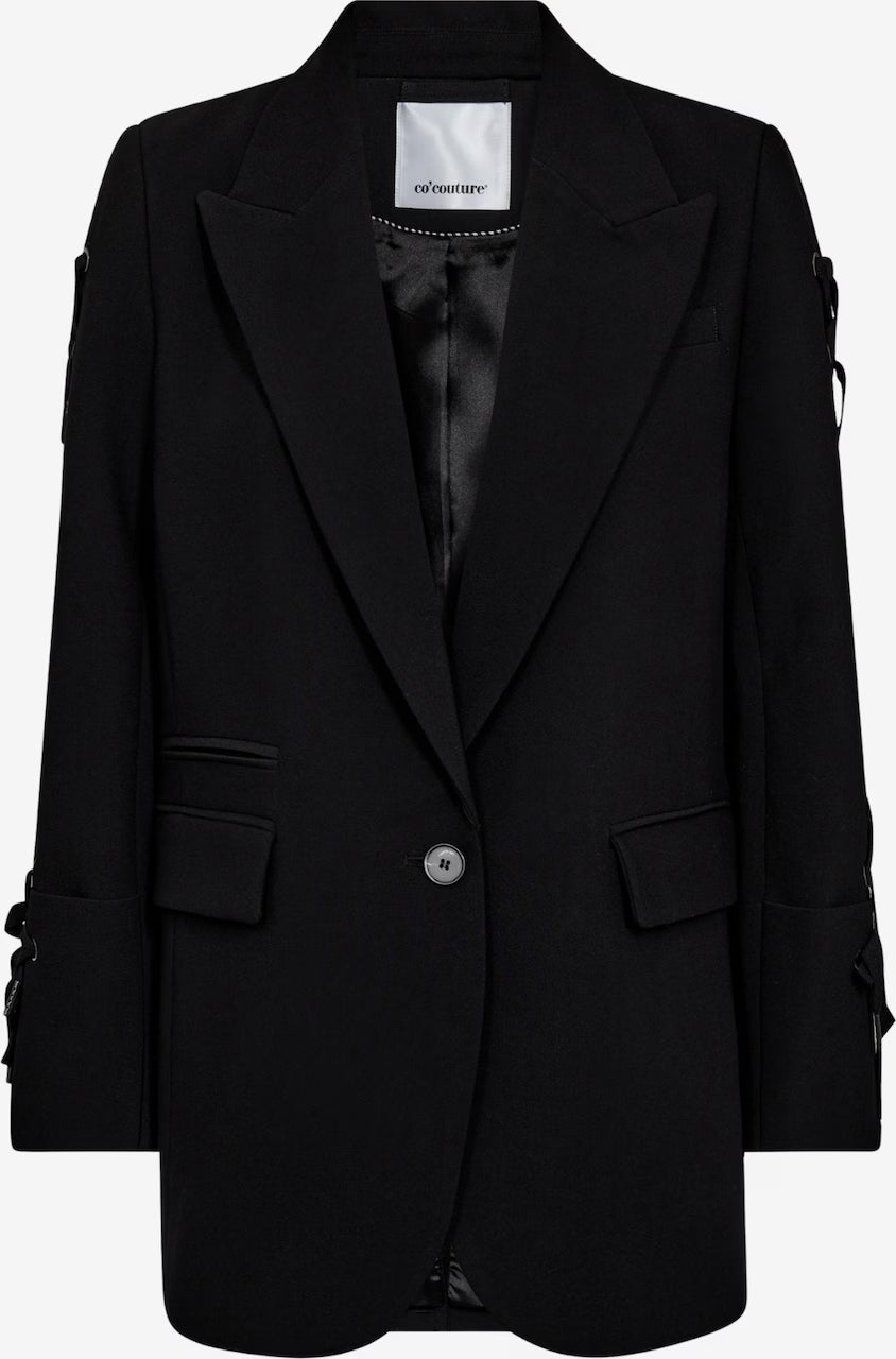 Co'couture Vola Eyelet Blazer Black