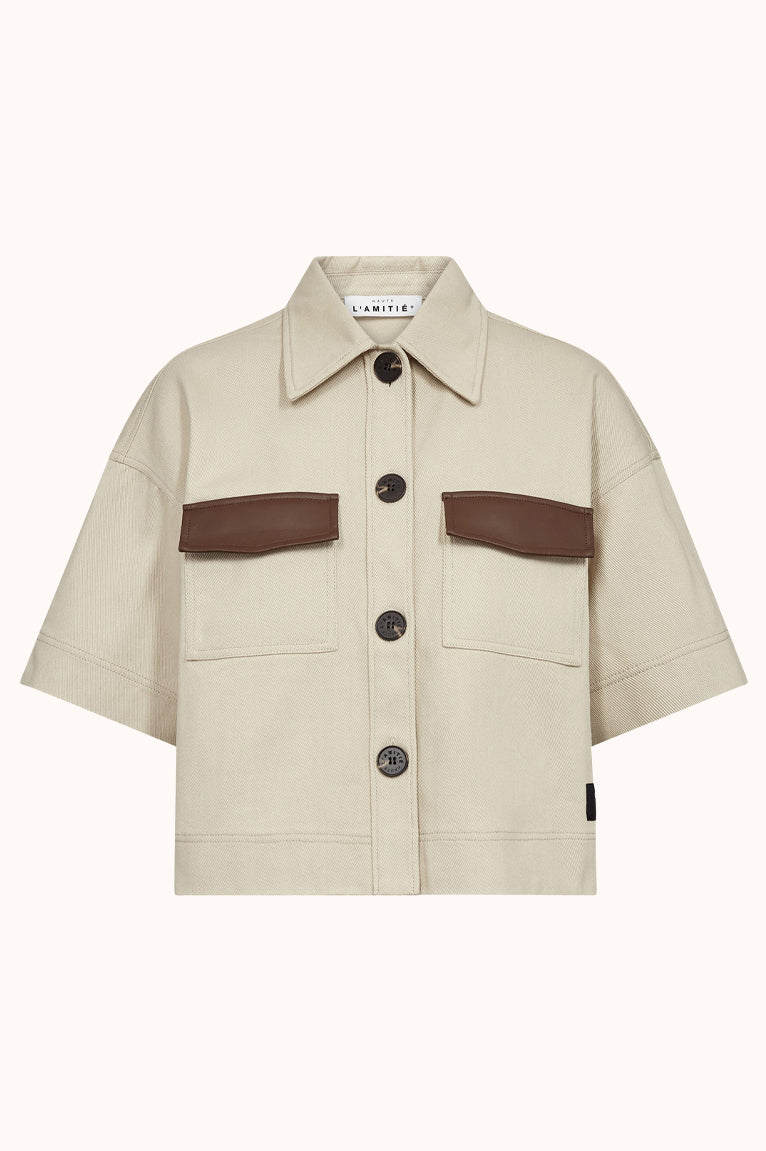 HL Bowie Crop Pocket Shirt